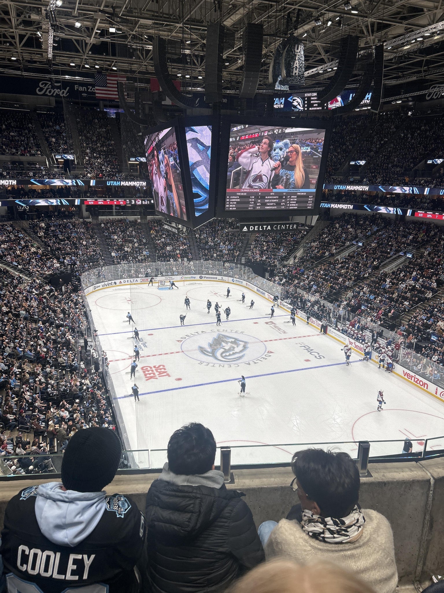 Real Fan View taken from Section 125 at Delta Center by Jordan H
