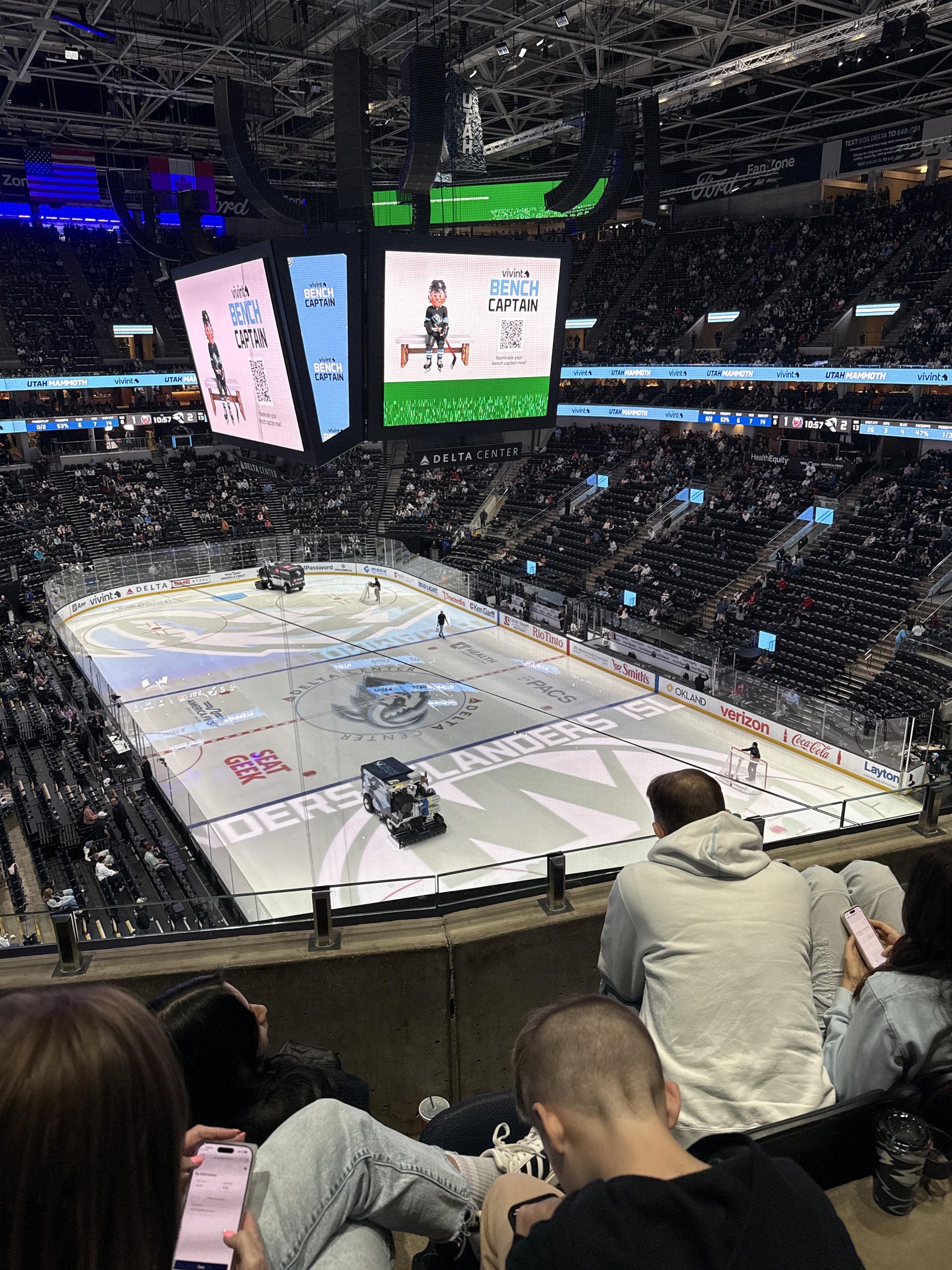Real Fan View taken from Section 125 at Delta Center by Rachael H
