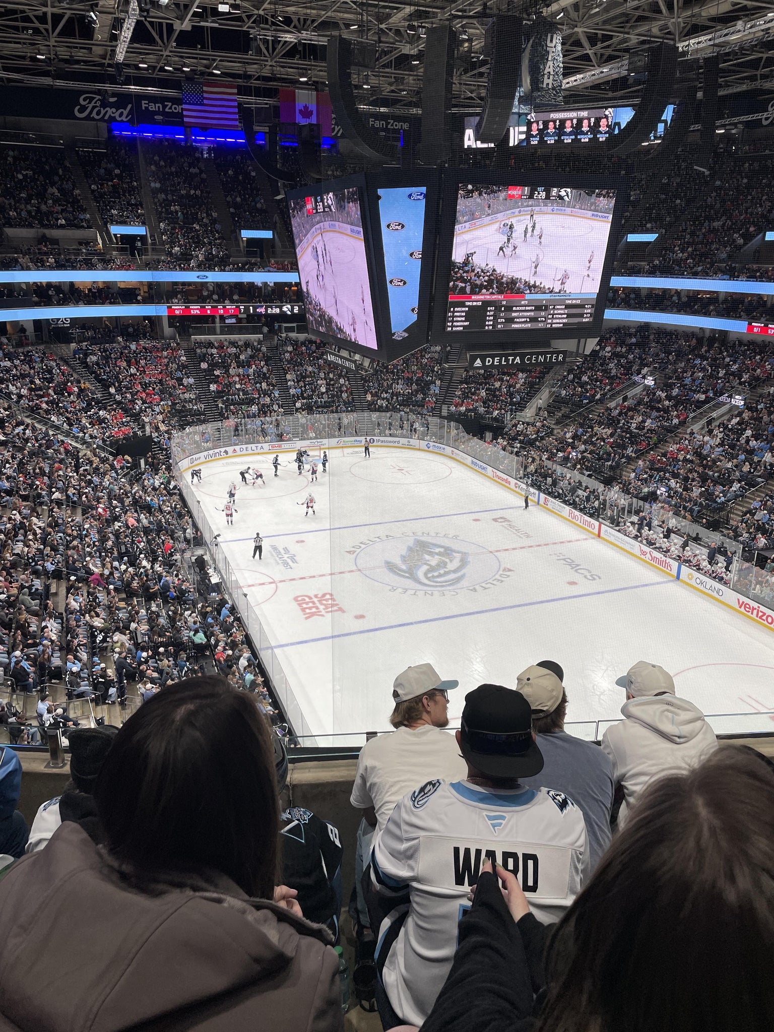 Real Fan View taken from Section 125 at Delta Center by Brad W