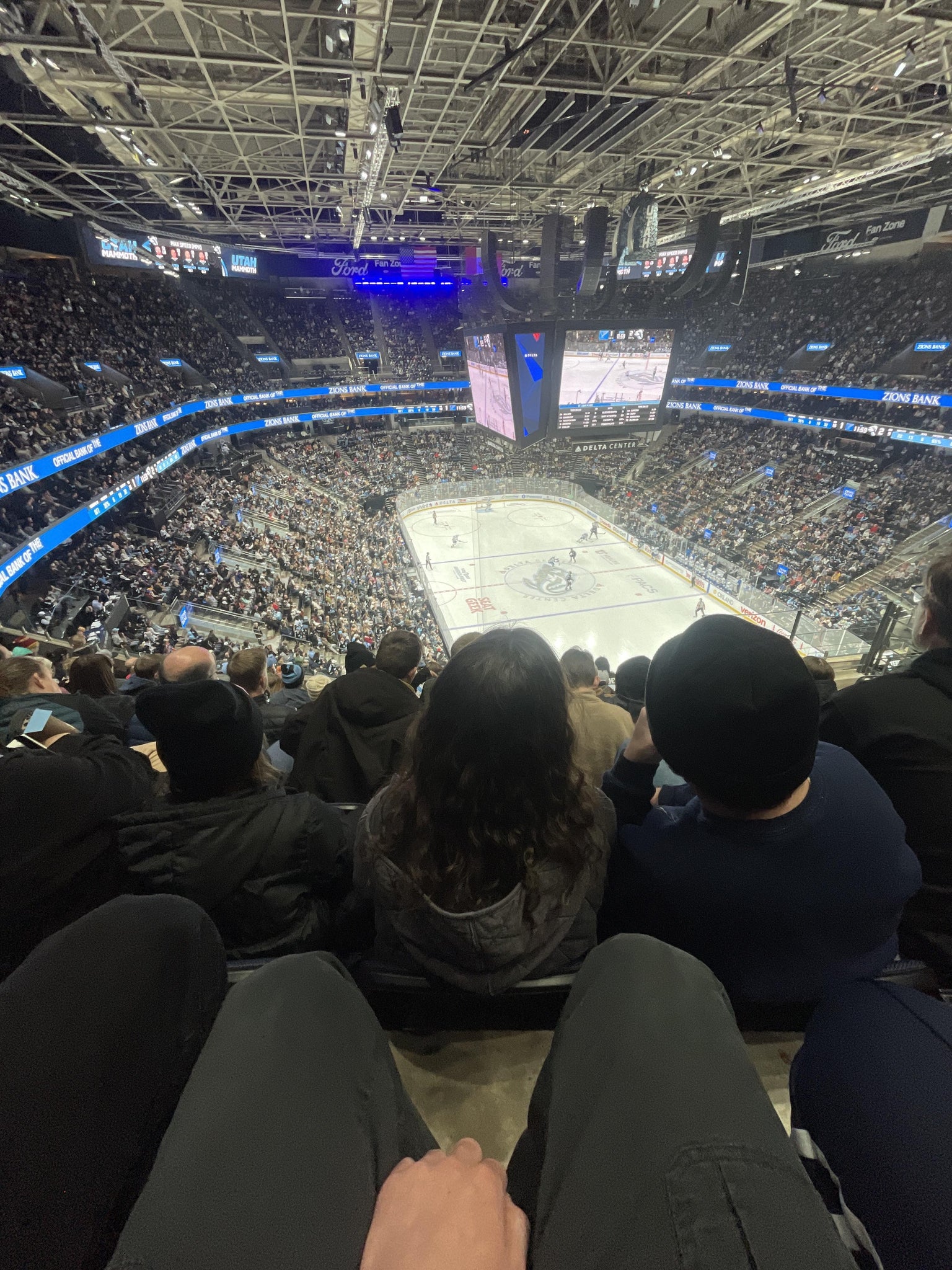 Real Fan View taken from Section 125 at Delta Center by Nick C