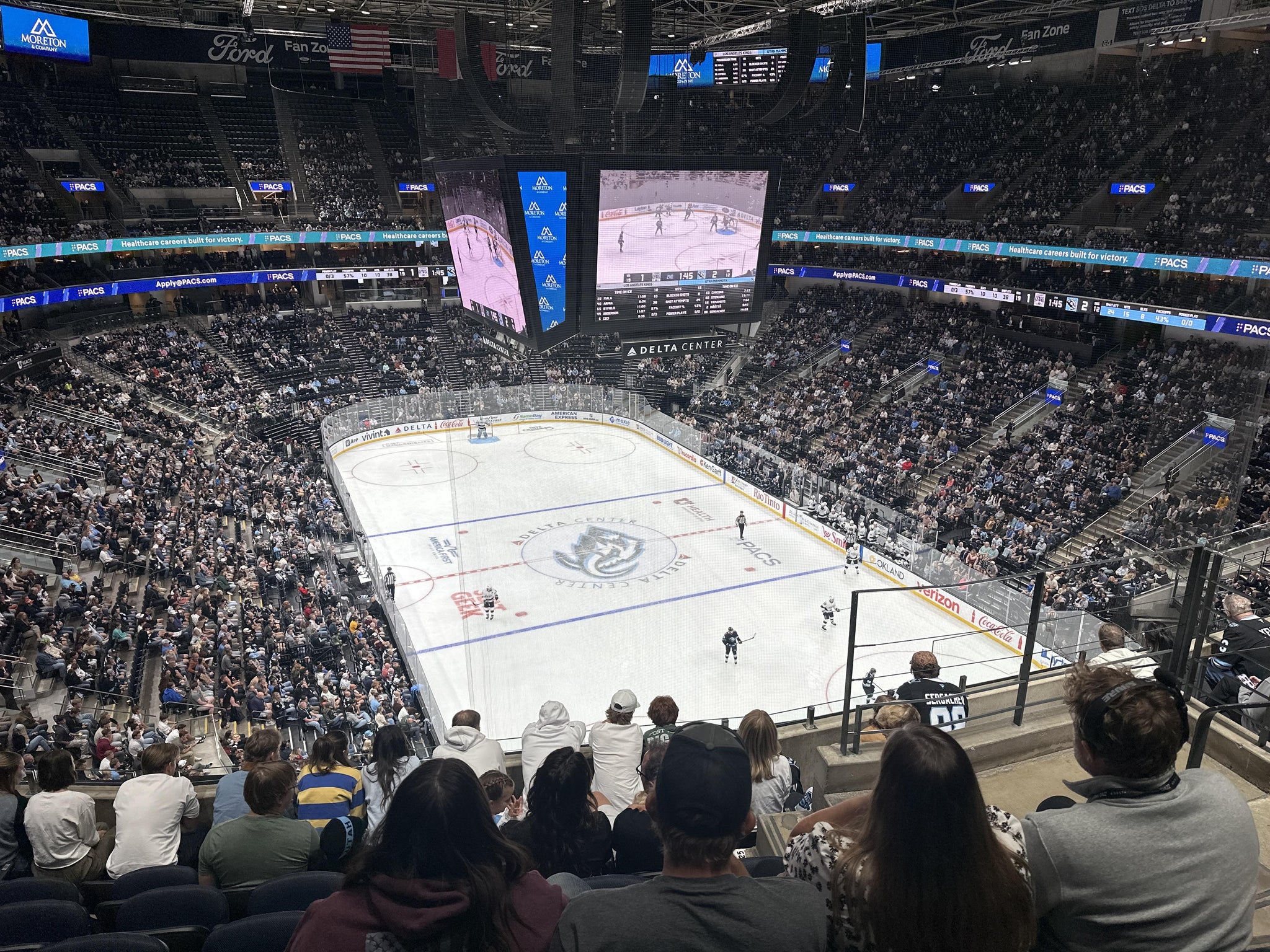 Real Fan View taken from Section 125 at Delta Center by Jonathan C
