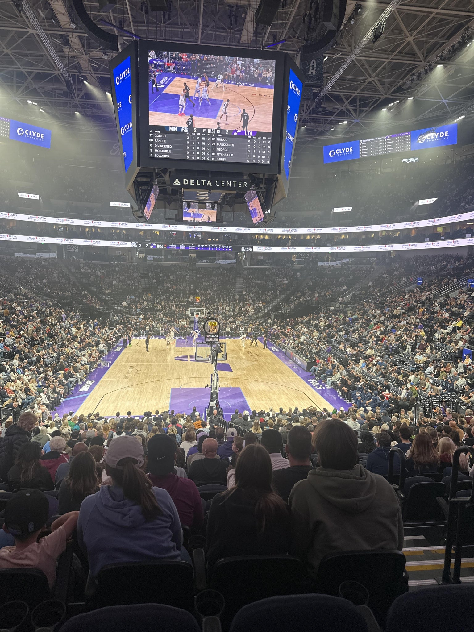 Real Fan View taken from Section 13 at Delta Center by Kaylee B