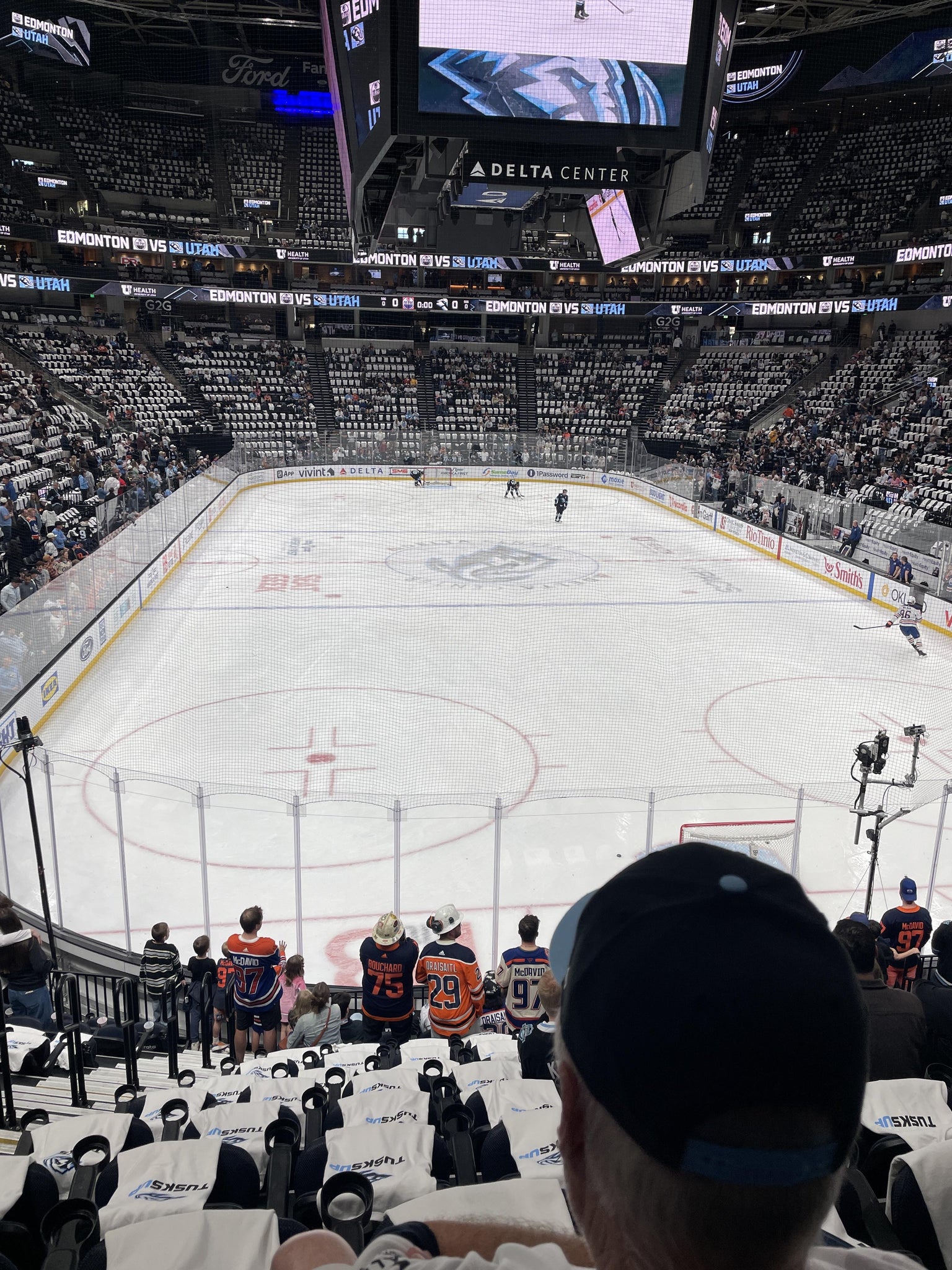Real Fan View taken from Section 13 at Delta Center by Jennifer D