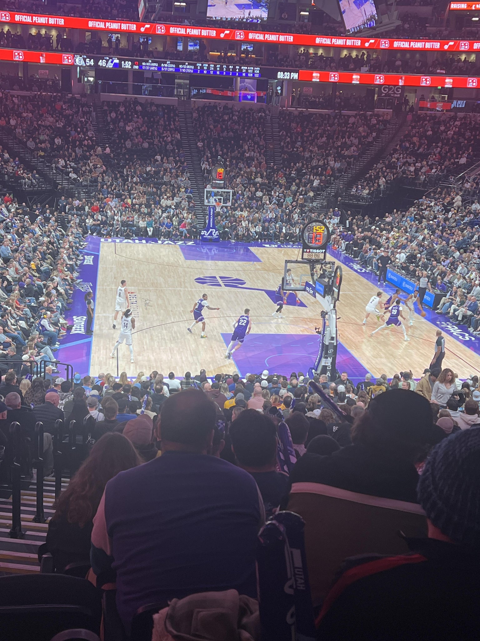 Real Fan View taken from Section 13 at Delta Center by Dallas P