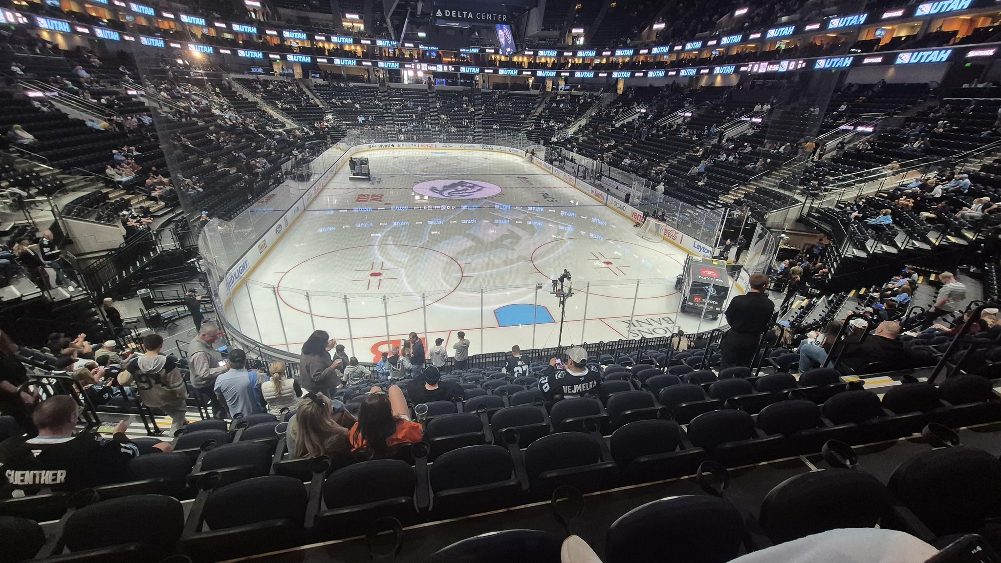 Real Fan View taken from Section 13 at Delta Center by Skylar T