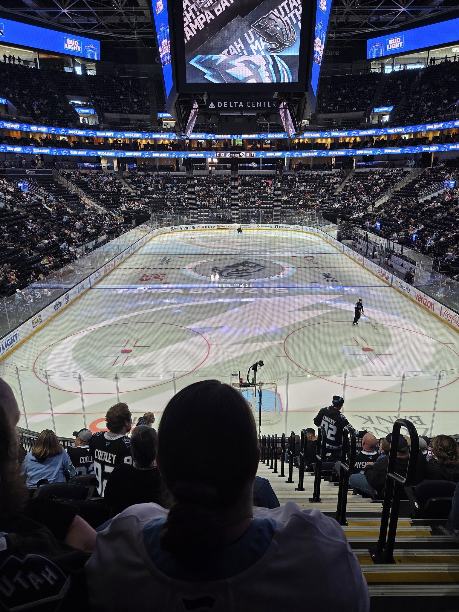 Real Fan View taken from Section 13 at Delta Center by Ryan Y