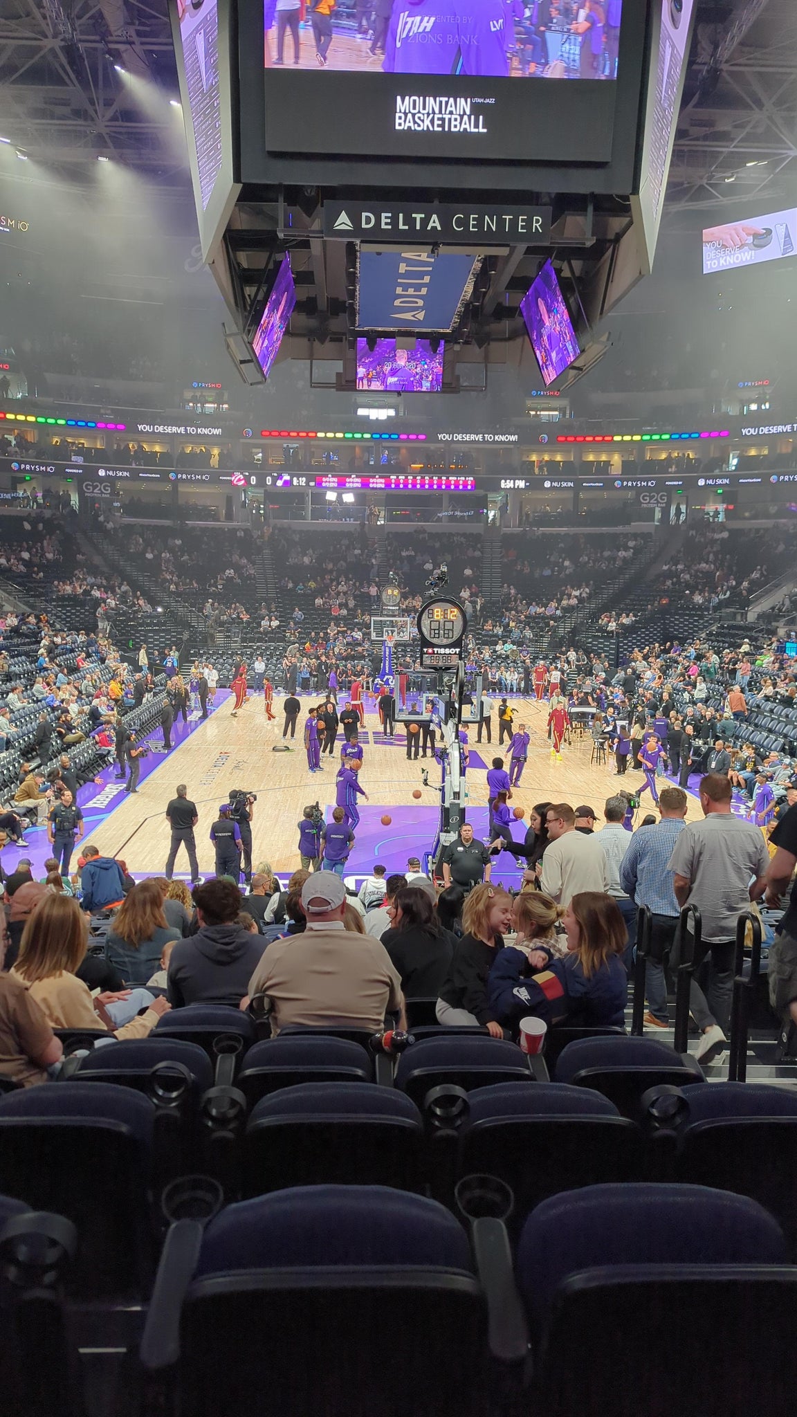 Real Fan View taken from Section 13 at Delta Center by John P