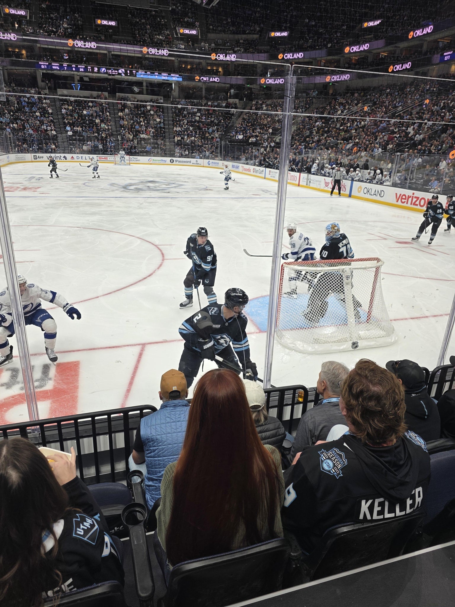 Real Fan View taken from Section 13 at Delta Center by Spencer H