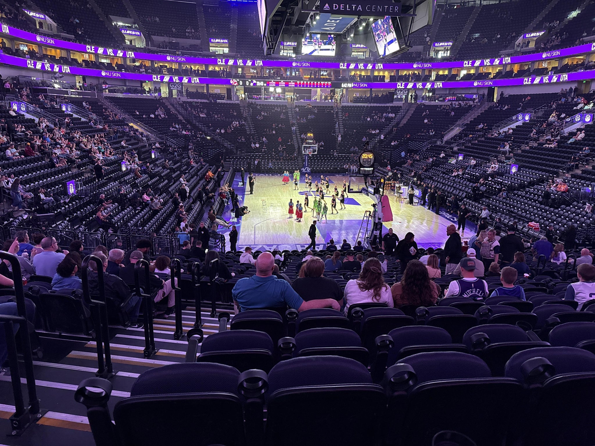 Real Fan View taken from Section 13 at Delta Center by Brandon H