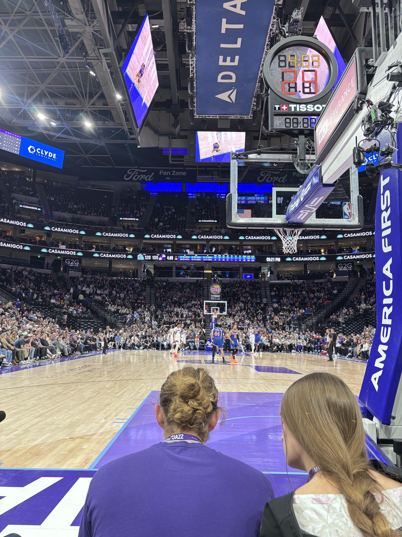 Real Fan View taken from Section 13 at Delta Center by Shareece L