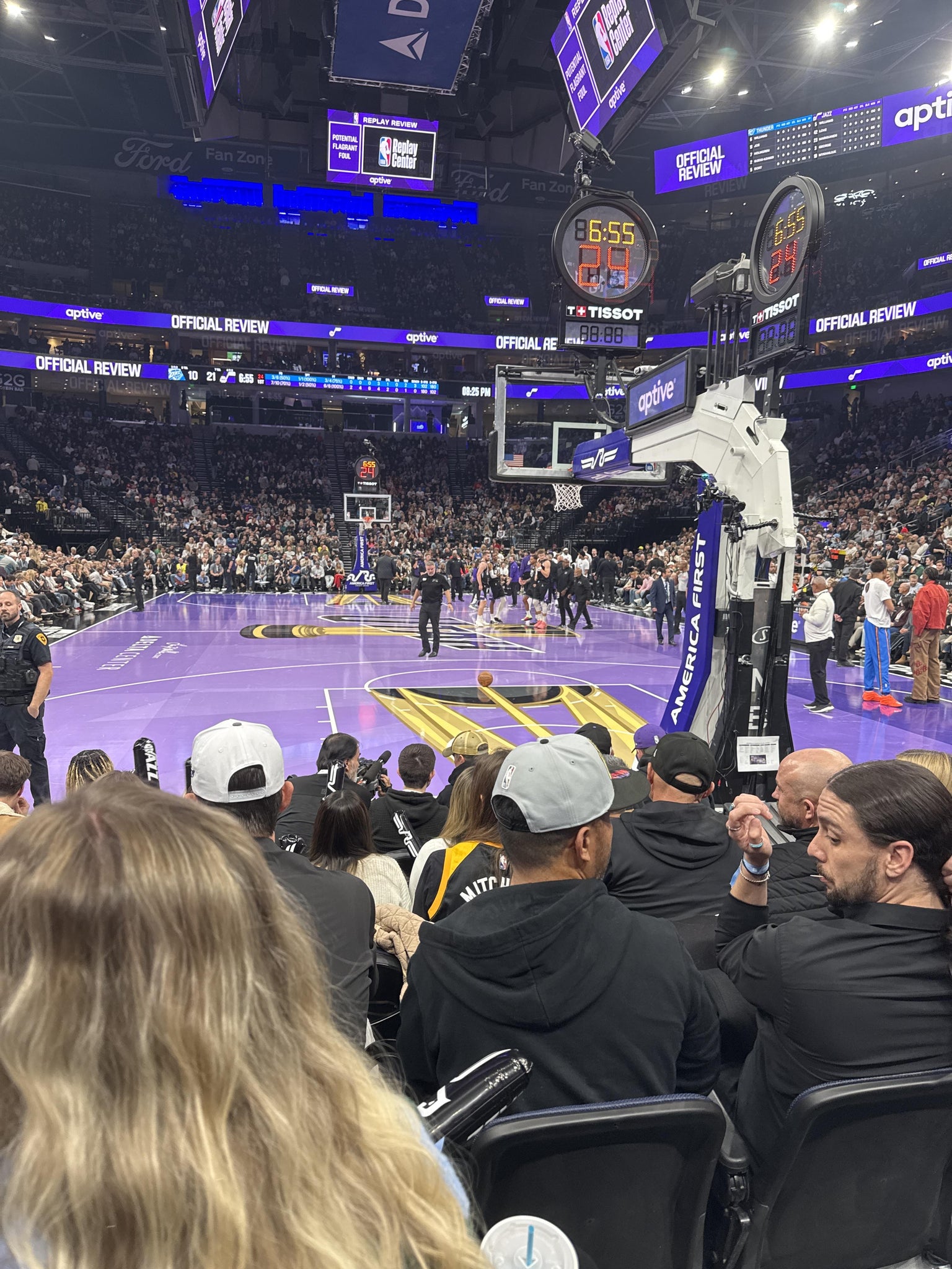 Real Fan View taken from Section 13 at Delta Center by Chris M