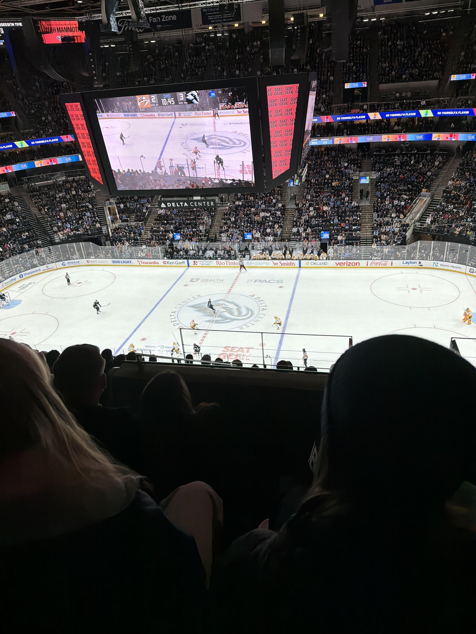 Real Fan View taken from Section 130 at Delta Center by Easton C