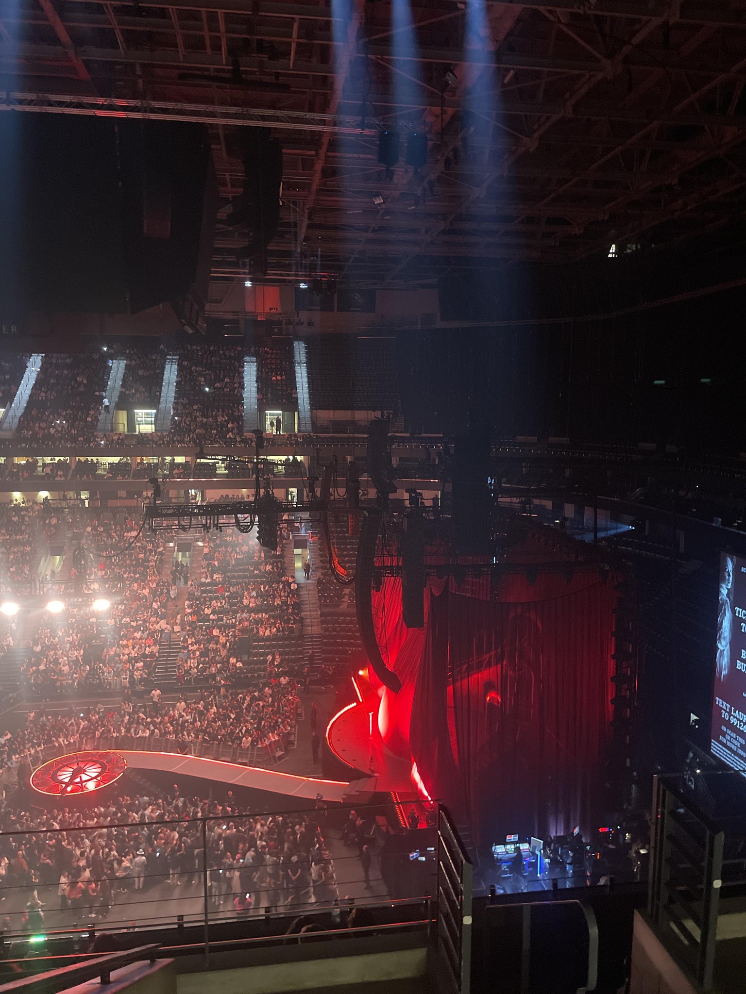 Real Fan View taken from Section 130 at Delta Center by Emma W