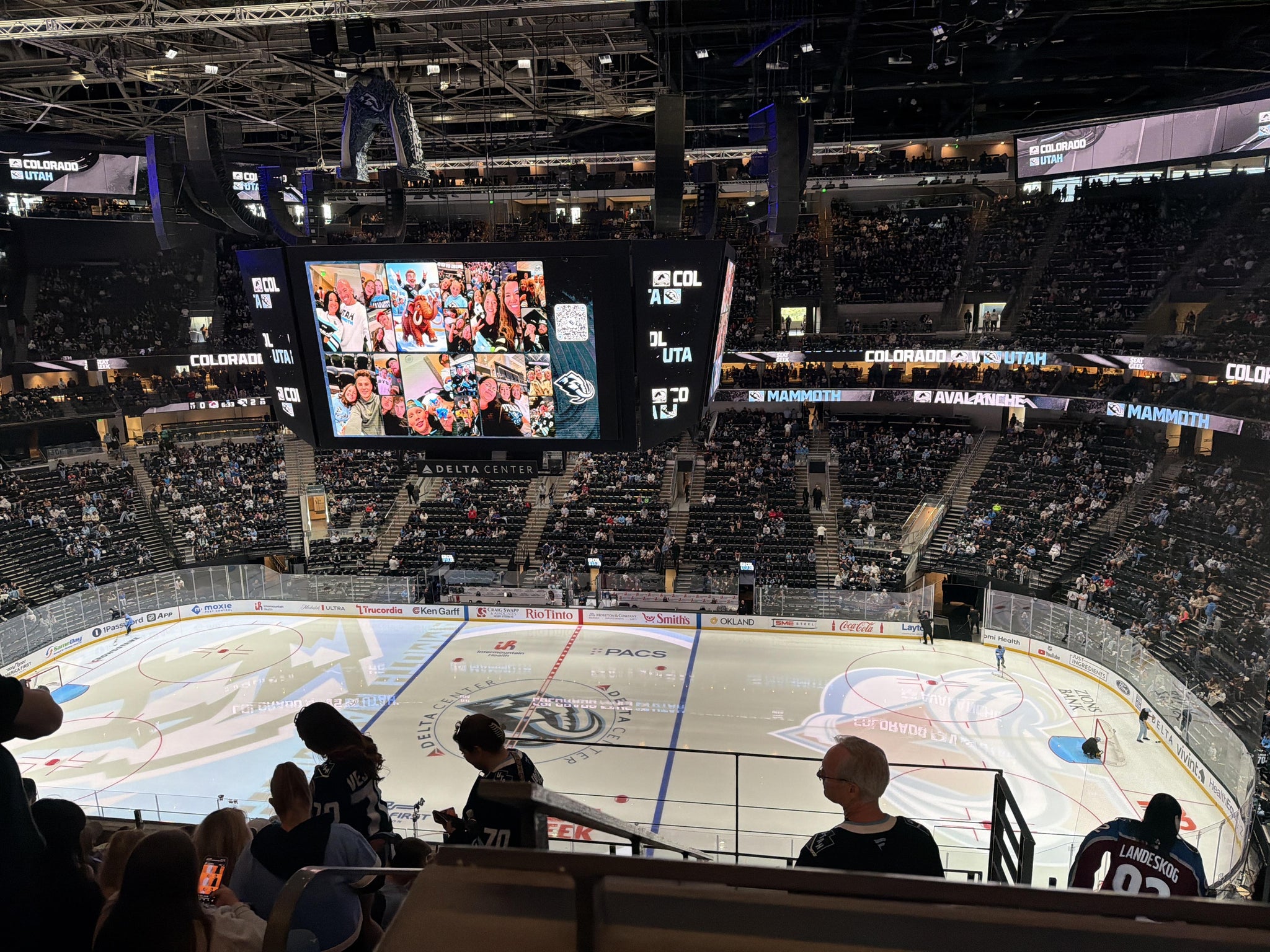 Real Fan View taken from Section 130 at Delta Center by Braydon M