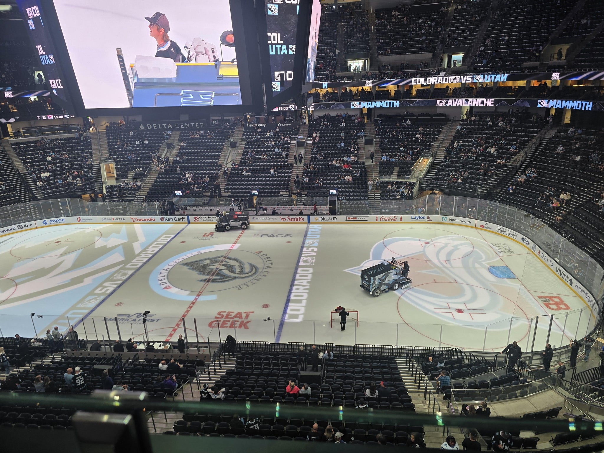 Real Fan View taken from Section 131 at Delta Center by Ryan D
