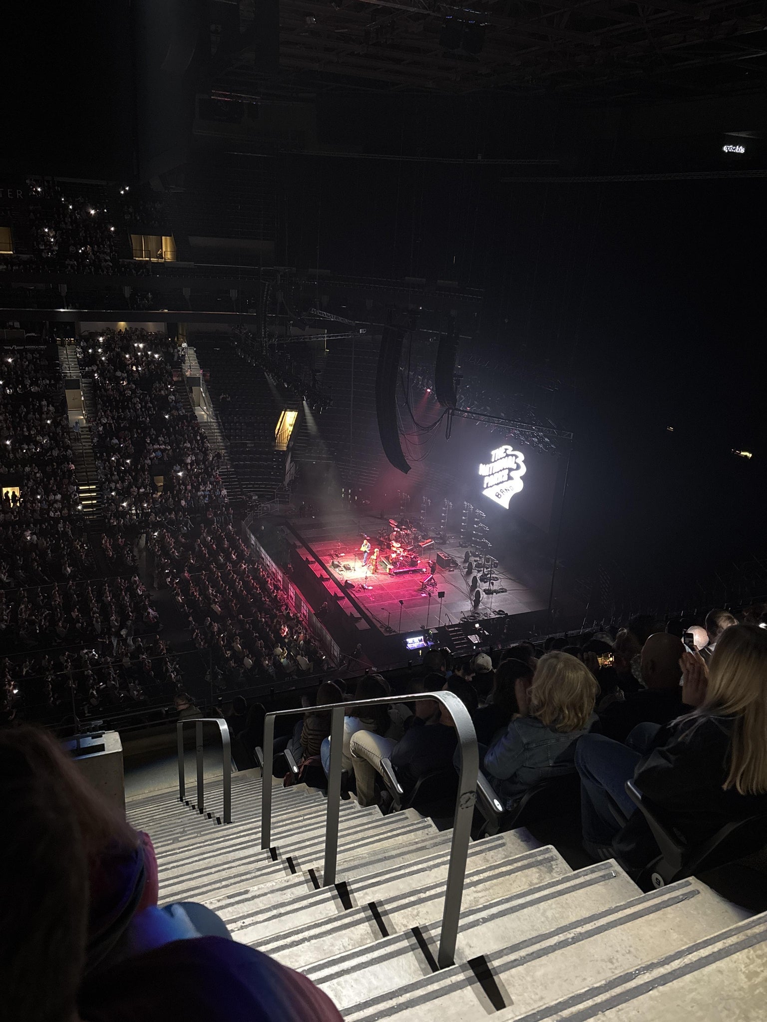 Real Fan View taken from Section 132 at Delta Center by Donald R