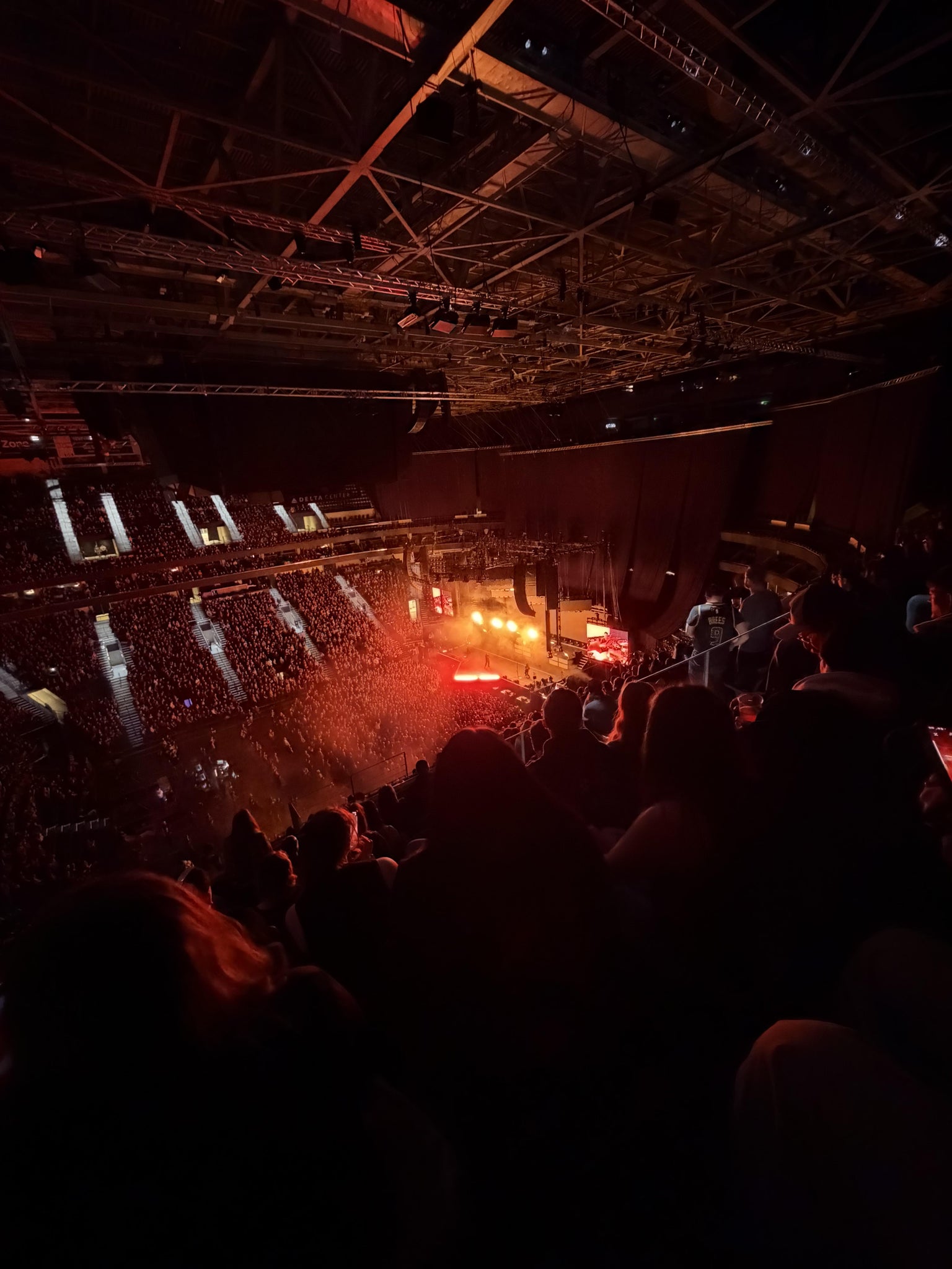 Real Fan View taken from Section 134 at Delta Center by Alexia V
