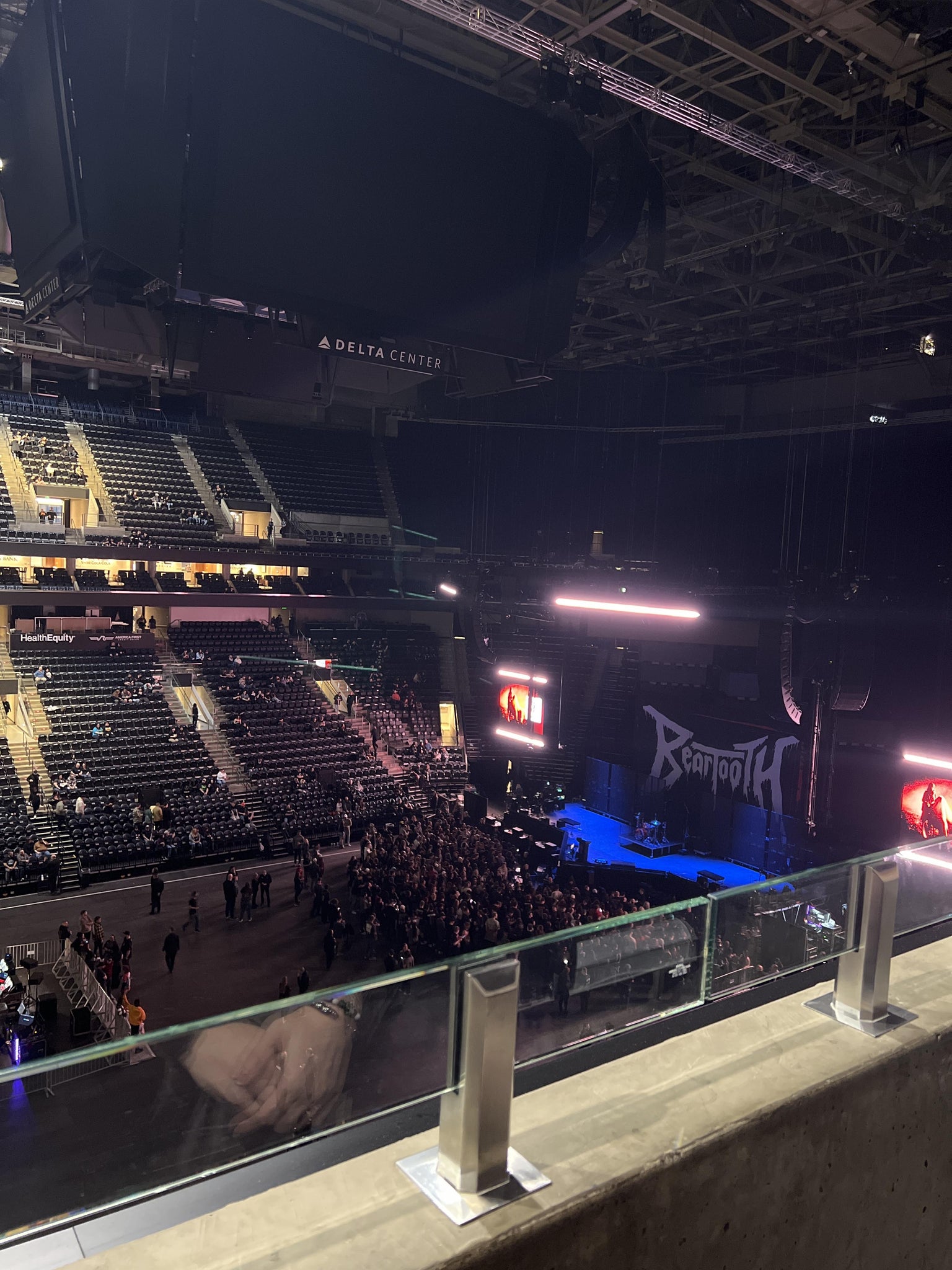 Real Fan View taken from Section 135 at Delta Center by Alyssa T