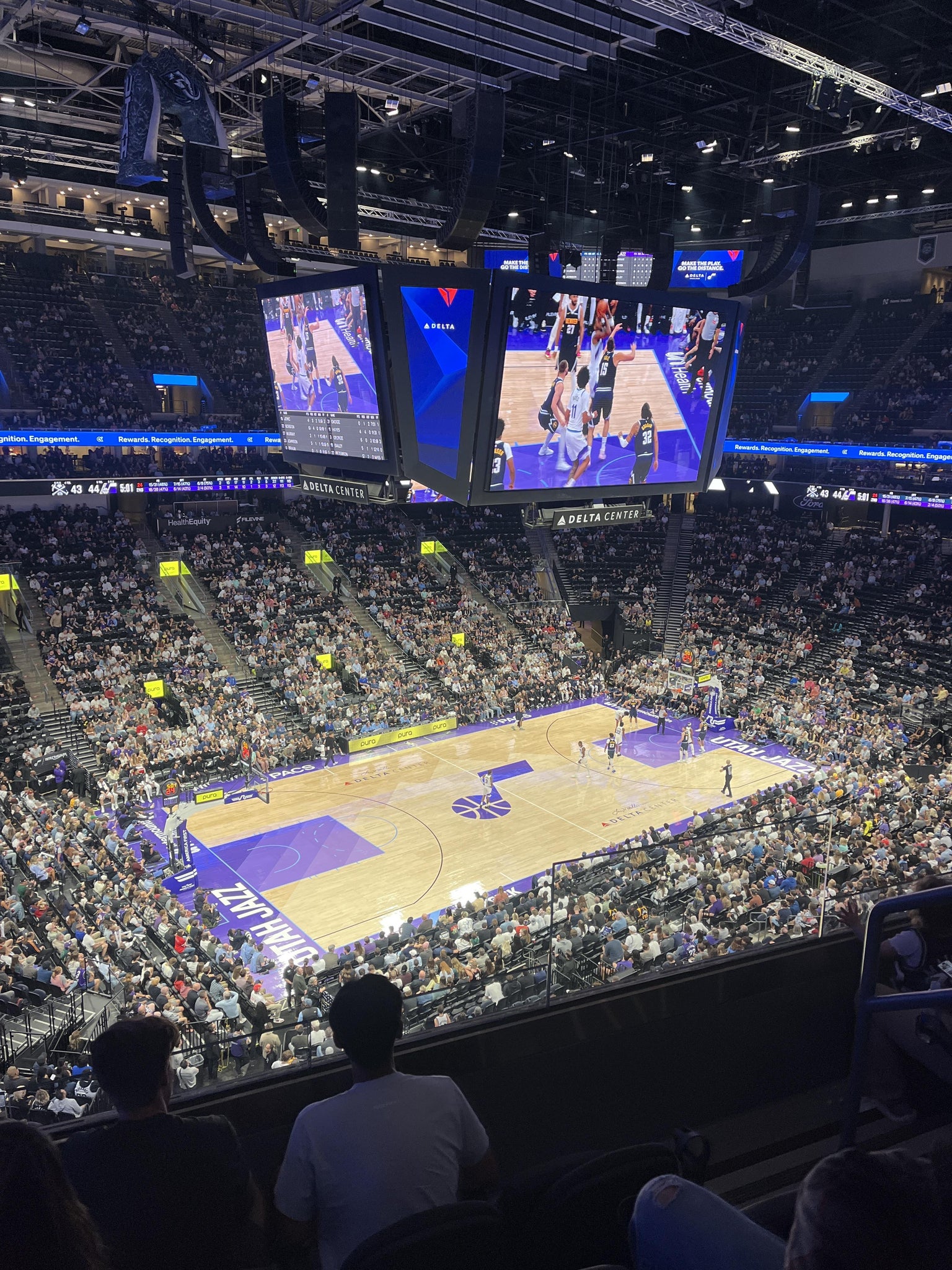 Real Fan View taken from Section 136 at Delta Center by Chante H