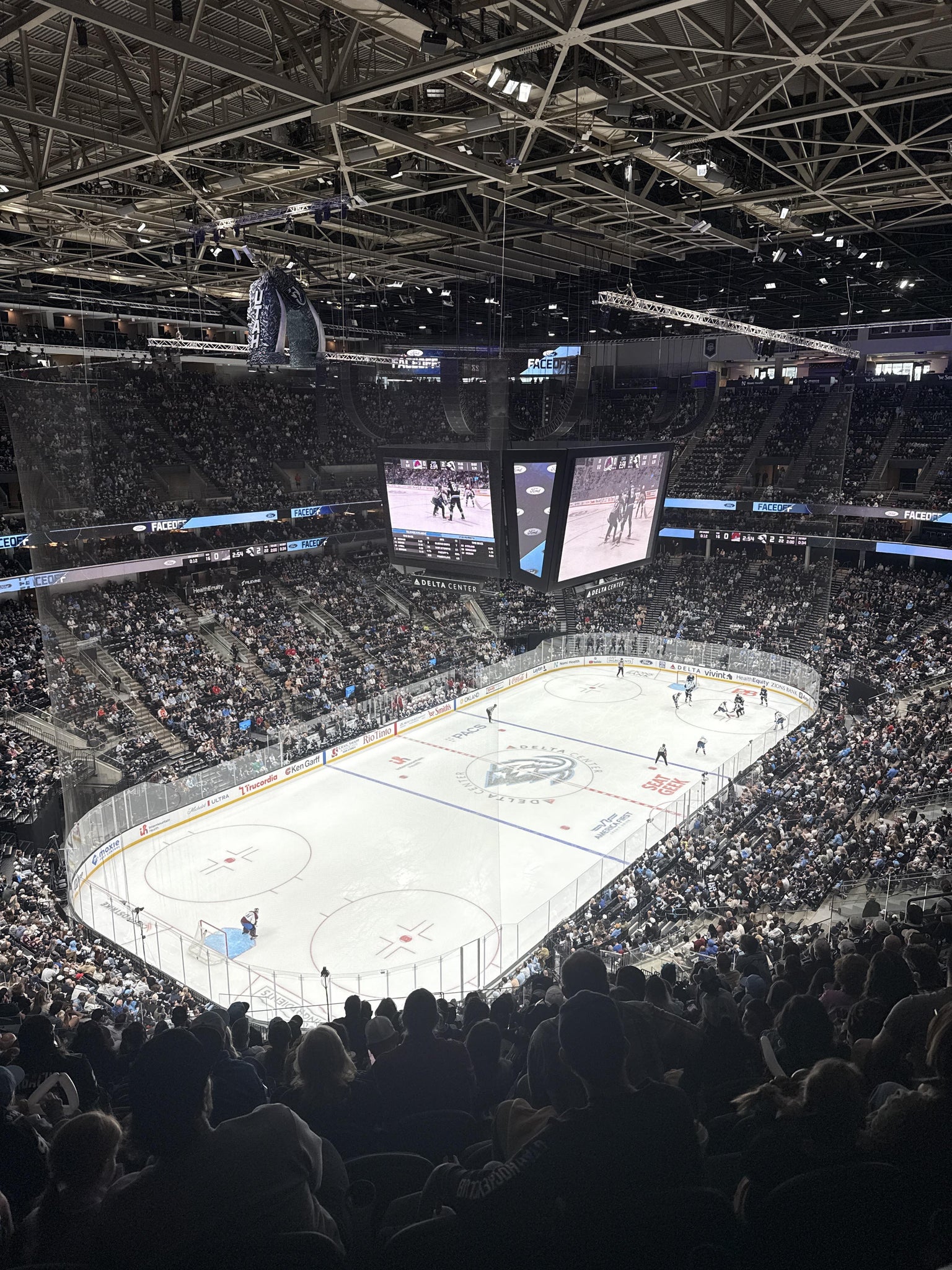 Real Fan View taken from Section 137 at Delta Center by Stacy G