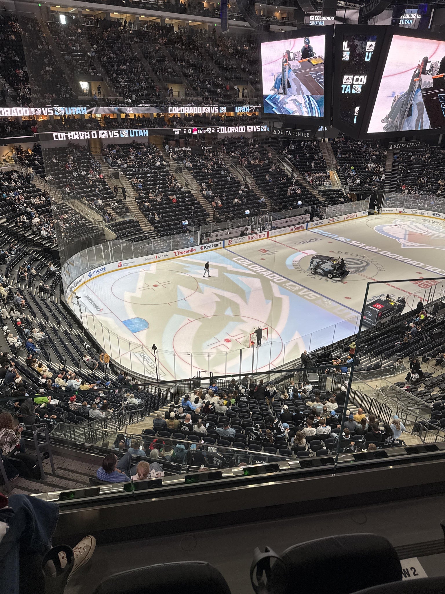 Real Fan View taken from Section 137 at Delta Center by Melinda C
