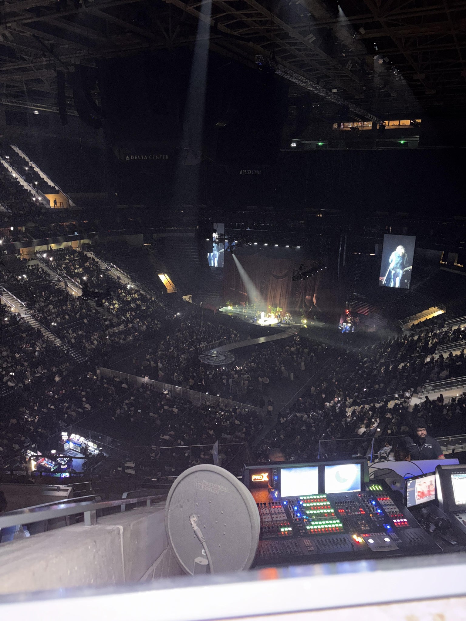 Real Fan View taken from Section 138 at Delta Center by Whitney A