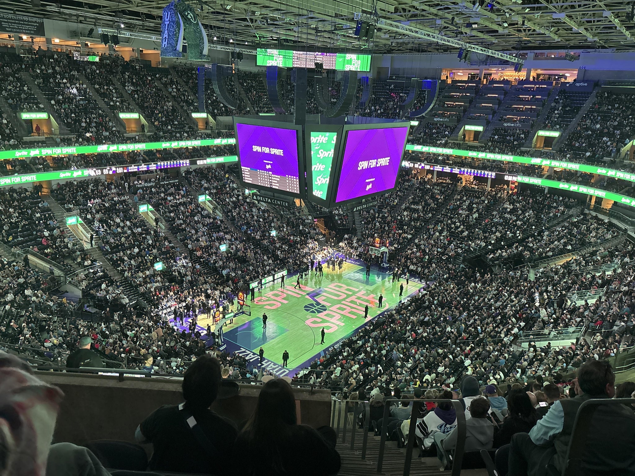 Real Fan View taken from Section 138 at Delta Center by Reagan O