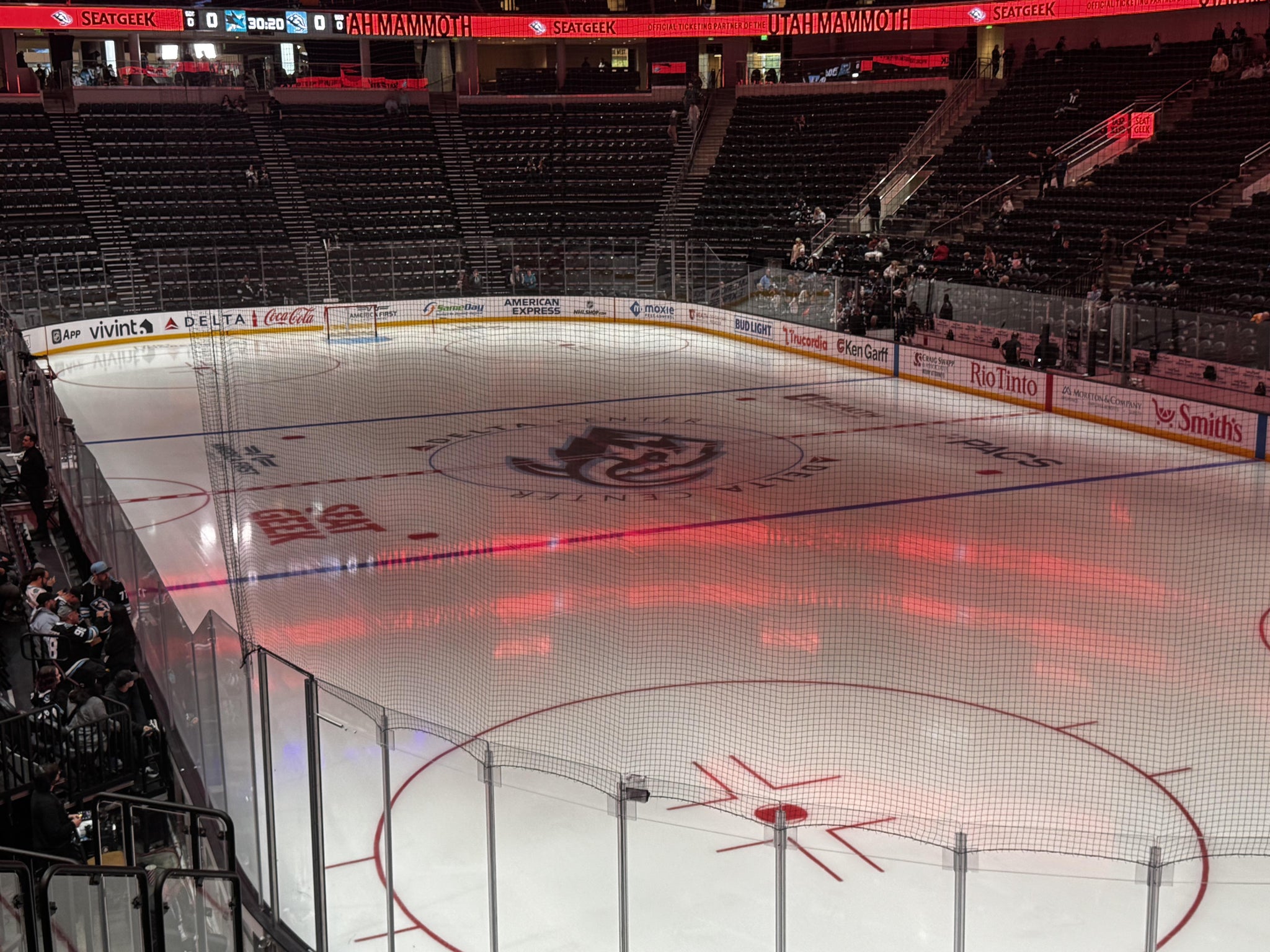 Real Fan View taken from Section 14 at Delta Center by Tim G
