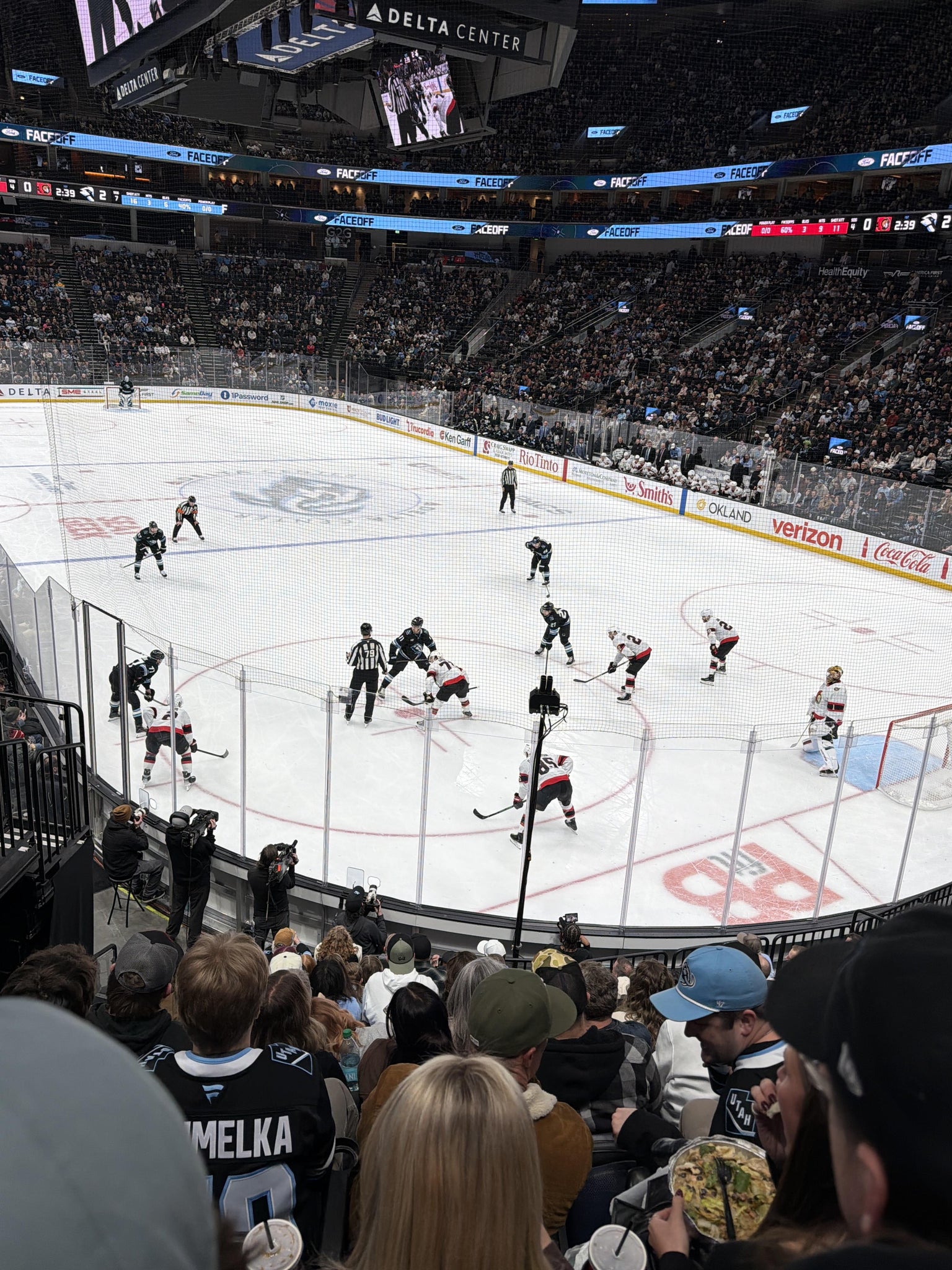 Real Fan View taken from Section 14 at Delta Center by John R