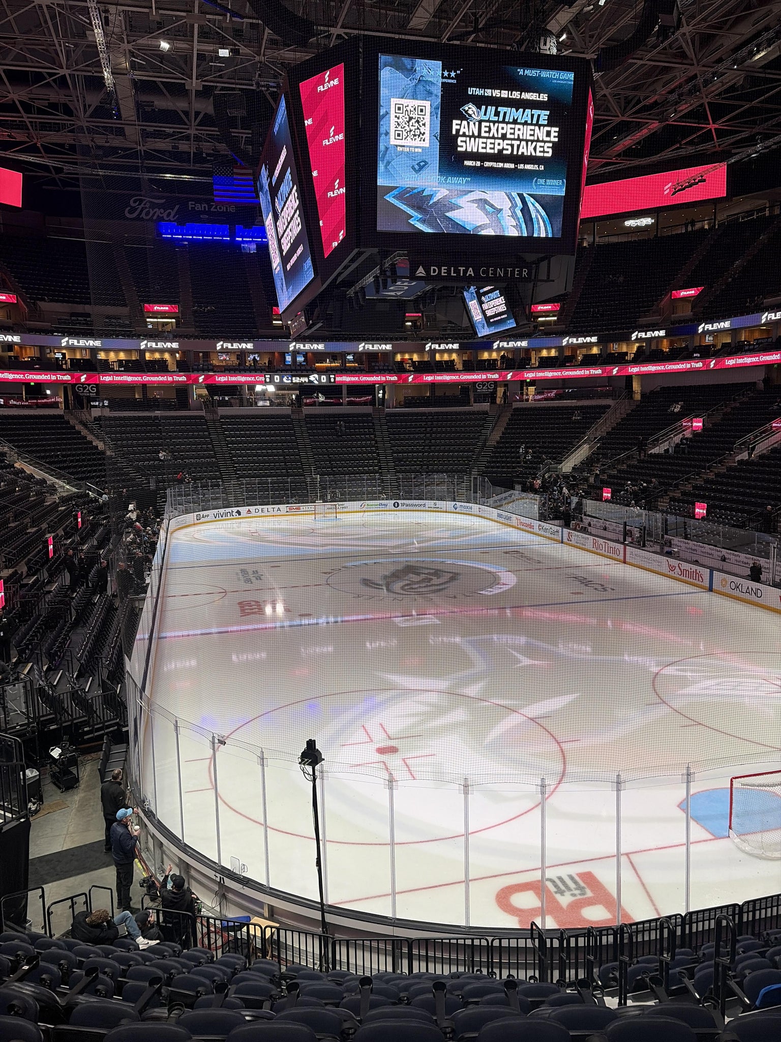 Real Fan View taken from Section 14 at Delta Center by Caitlin H