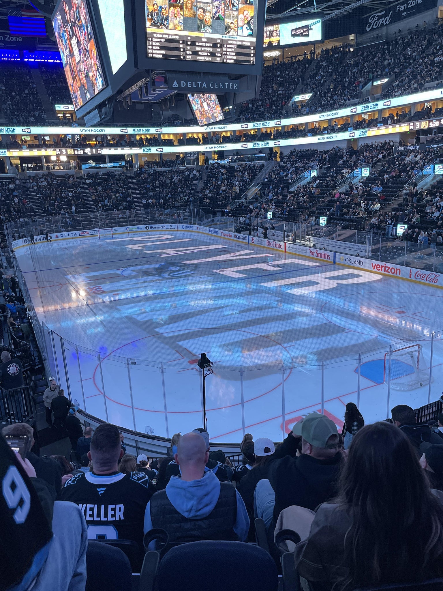 Real Fan View taken from Section 14 at Delta Center by Tiina M