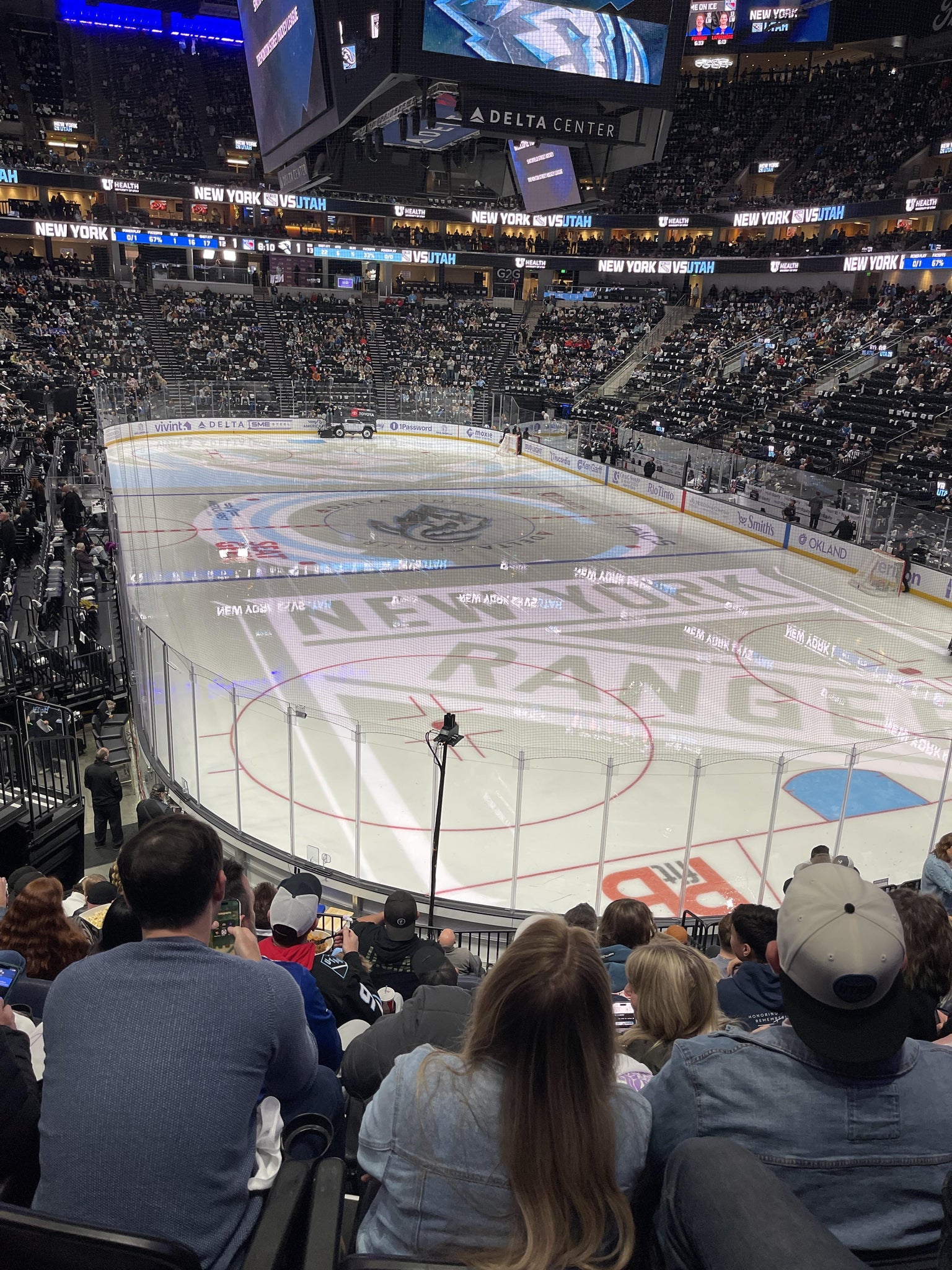 Real Fan View taken from Section 14 at Delta Center by Tiina M