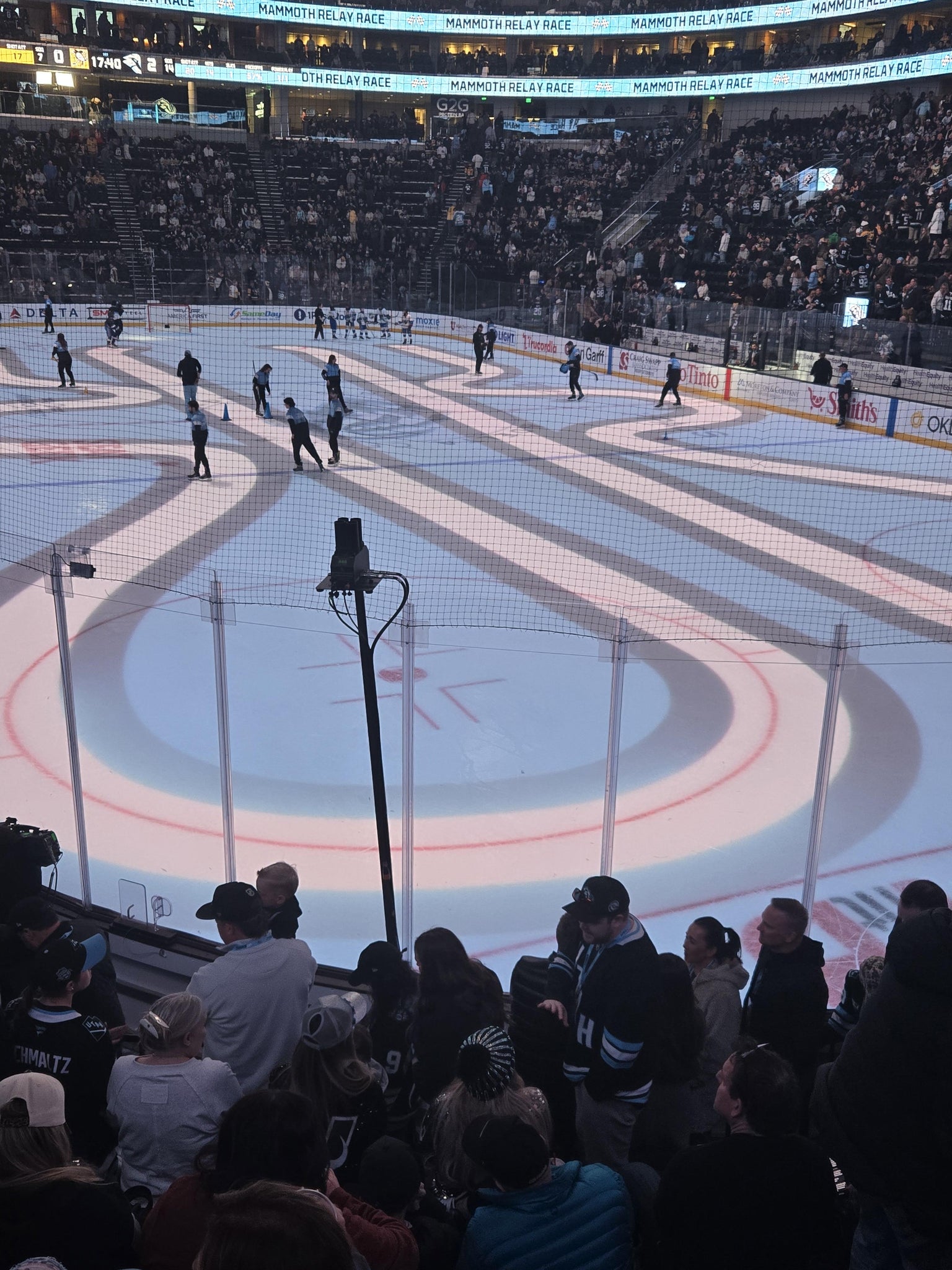 Real Fan View taken from Section 14 at Delta Center by Anonymous User