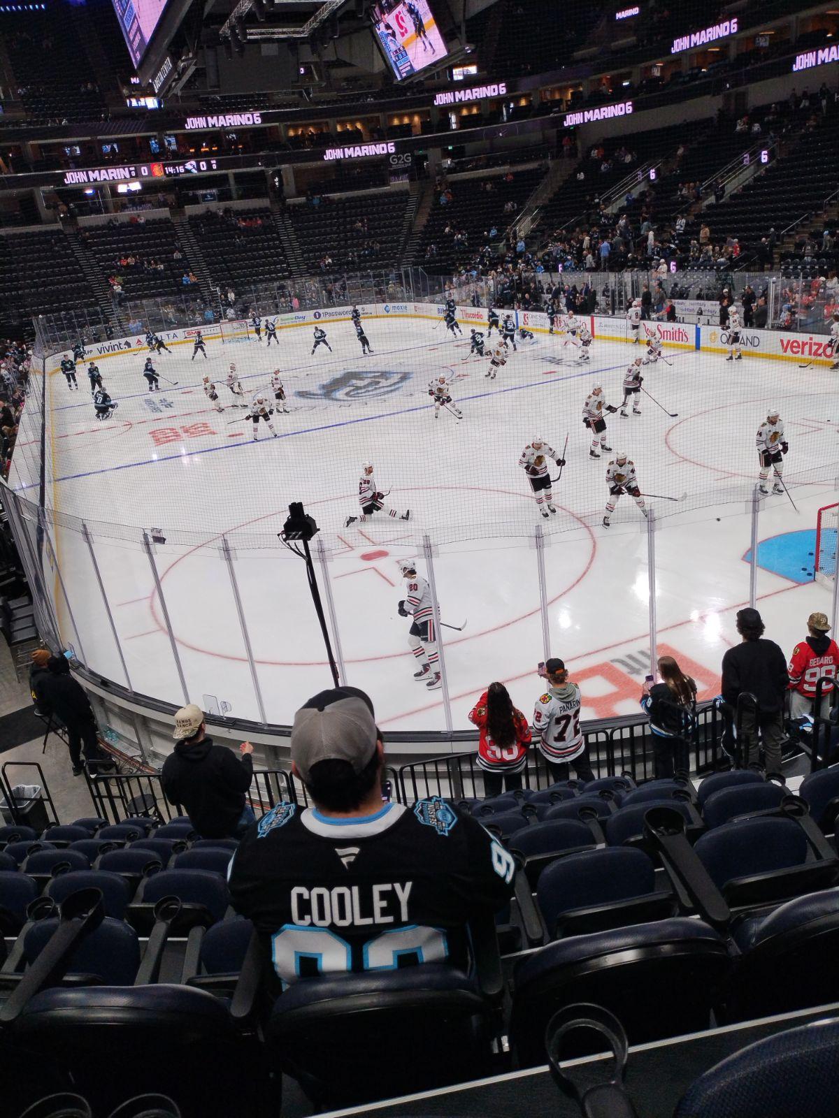 Real Fan View taken from Section 14 at Delta Center by Michael R