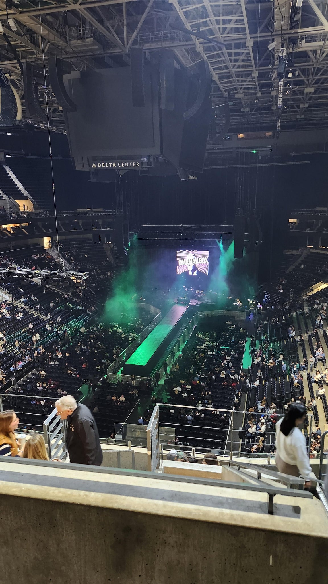 Real Fan View taken from Section 140 at Delta Center by Cody R