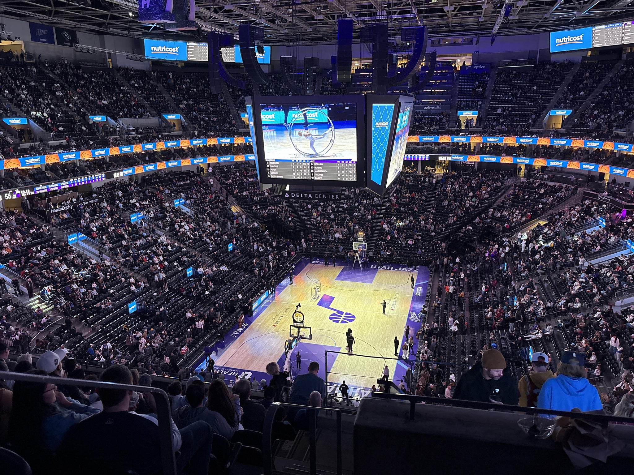 Real Fan View taken from Section 140 at Delta Center by Emi M