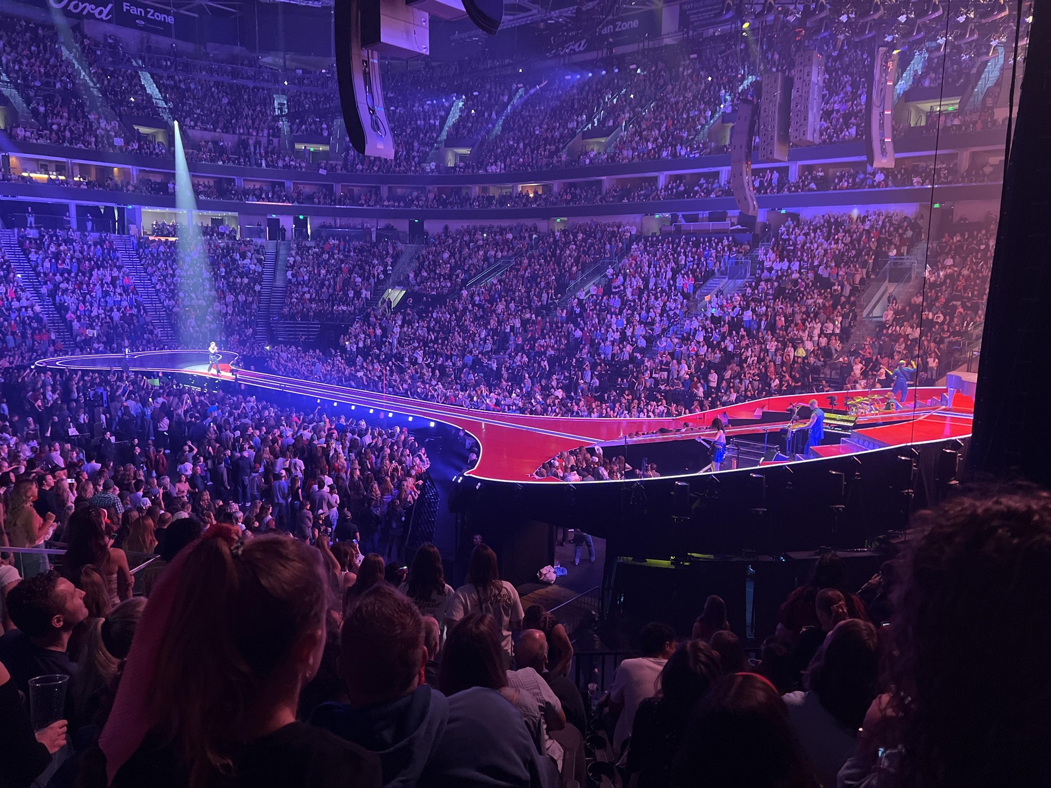 Real Fan View taken from Section 15 at Delta Center by Sion G