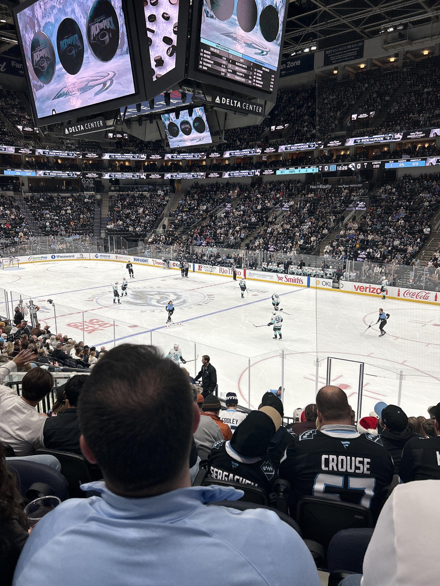 Real Fan View taken from Section 15 at Delta Center by Keri M