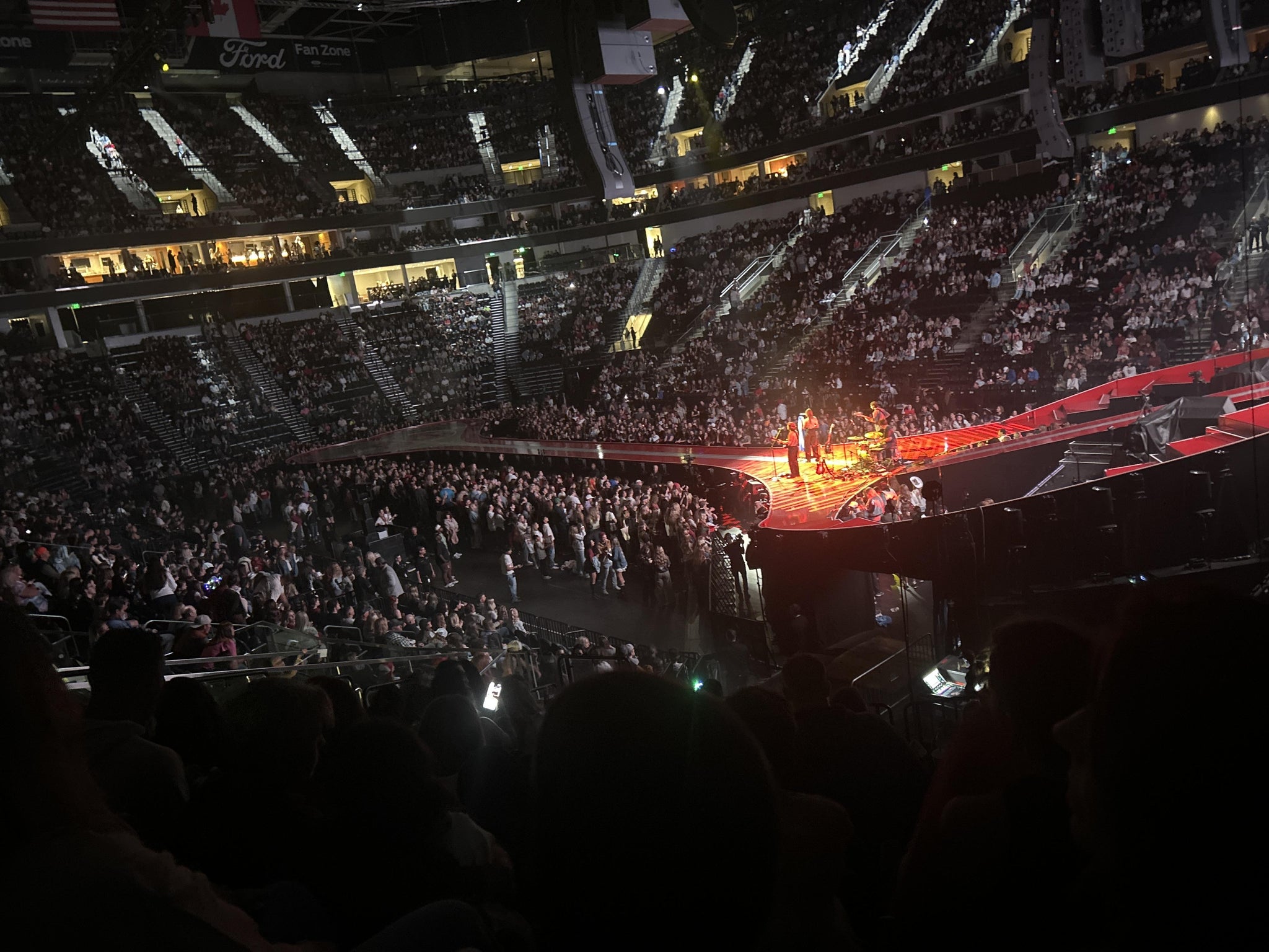 Real Fan View taken from Section 15 at Delta Center by Juan R