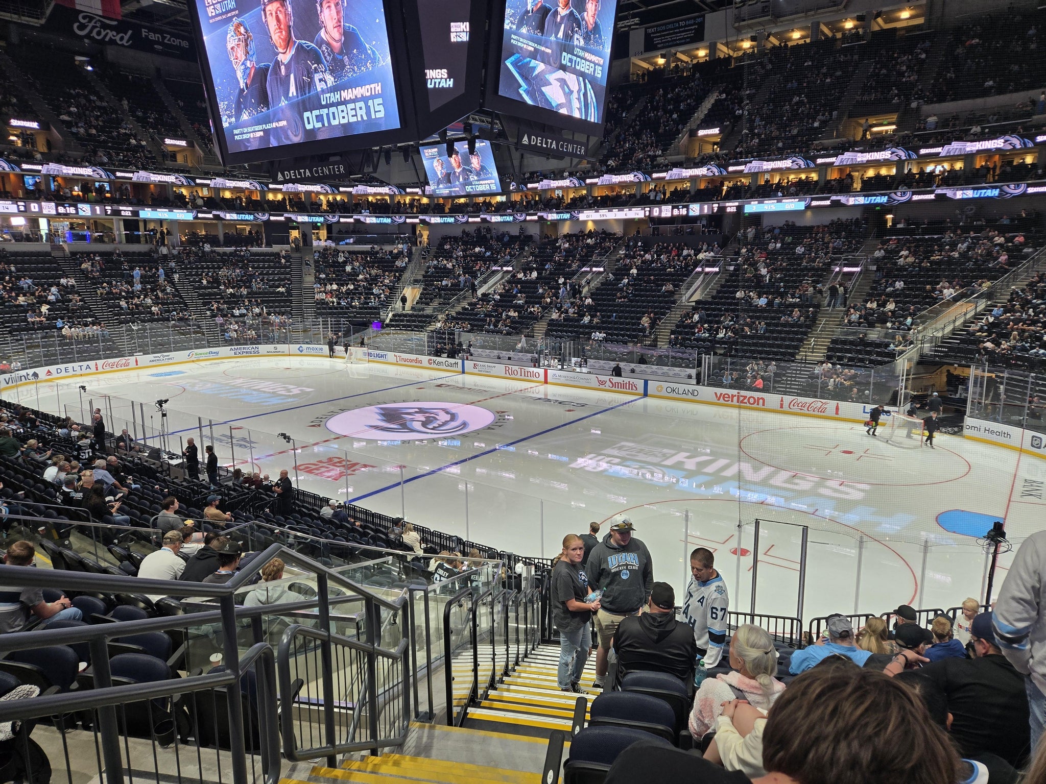 Real Fan View taken from Section 15 at Delta Center by Ronald A
