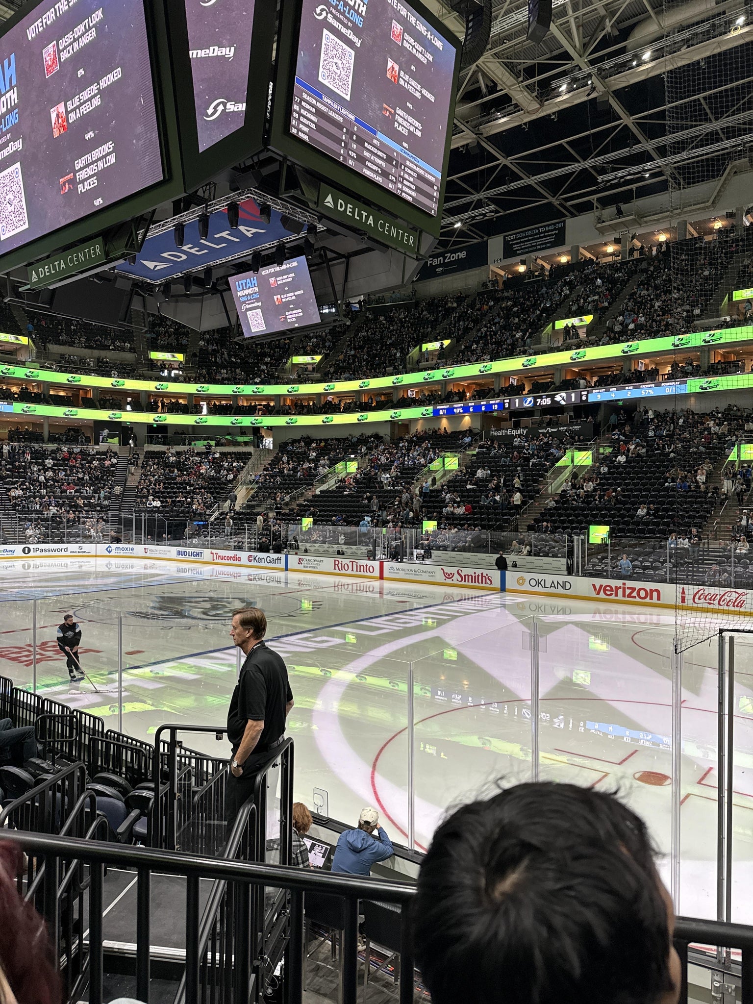 Real Fan View taken from Section 15 at Delta Center by Bella S