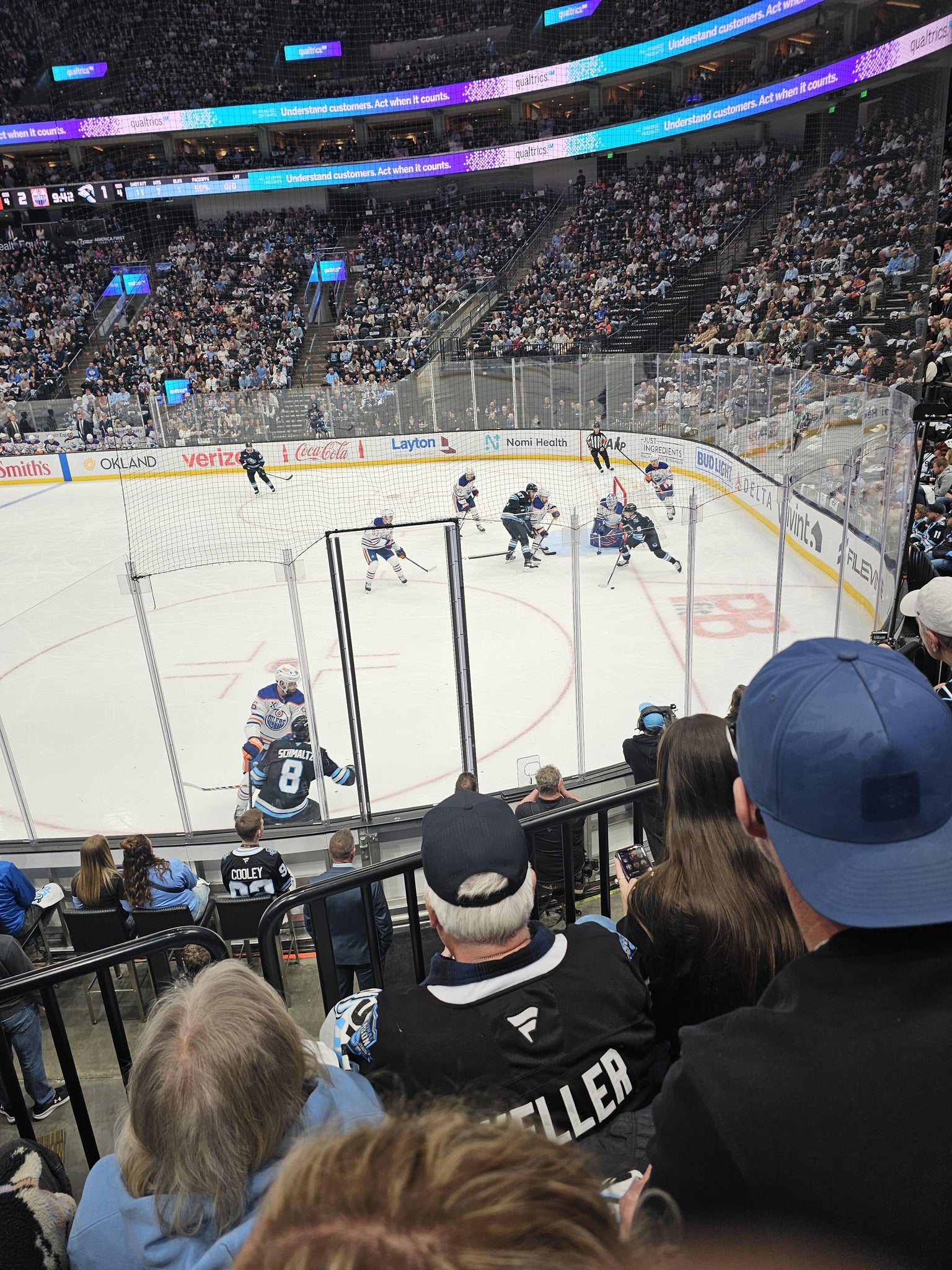 Real Fan View taken from Section 15 at Delta Center by Jacob H