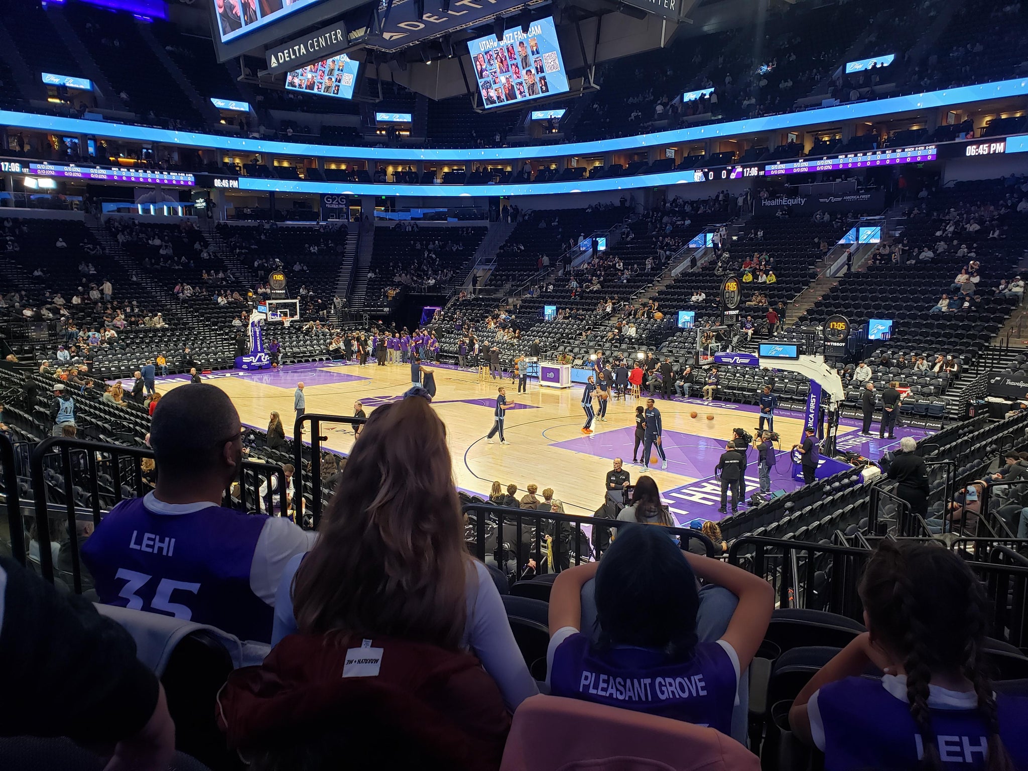 Real Fan View taken from Section 15 at Delta Center by Josey A