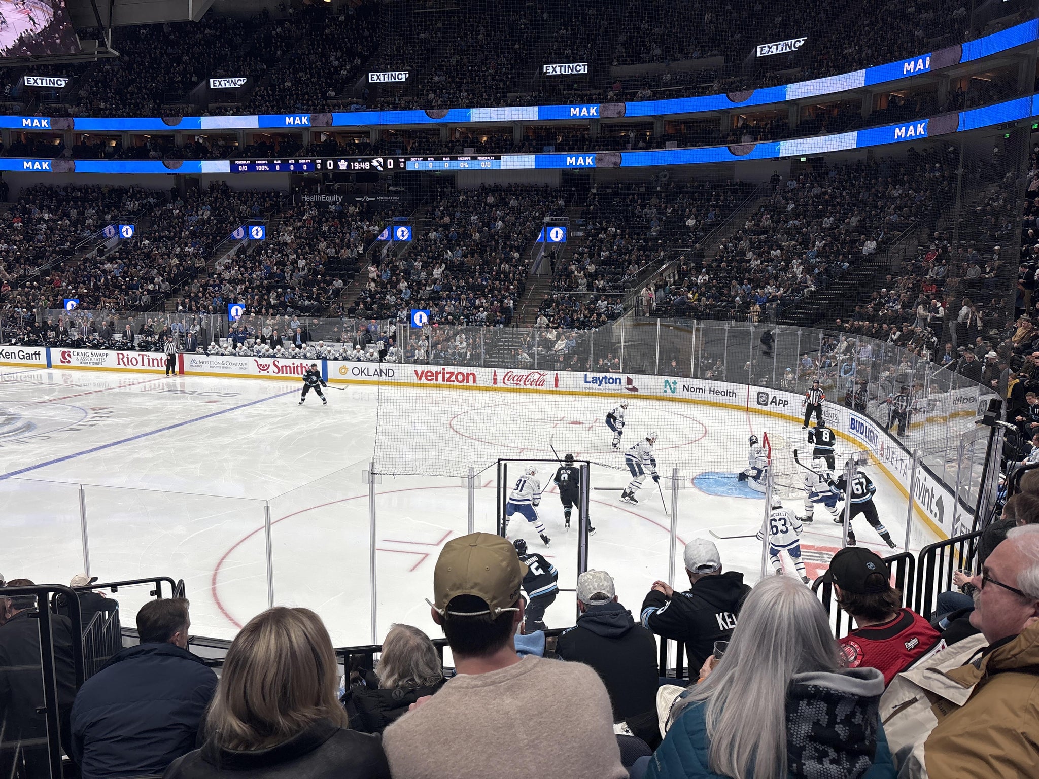 Real Fan View taken from Section 15 at Delta Center by Dirk E