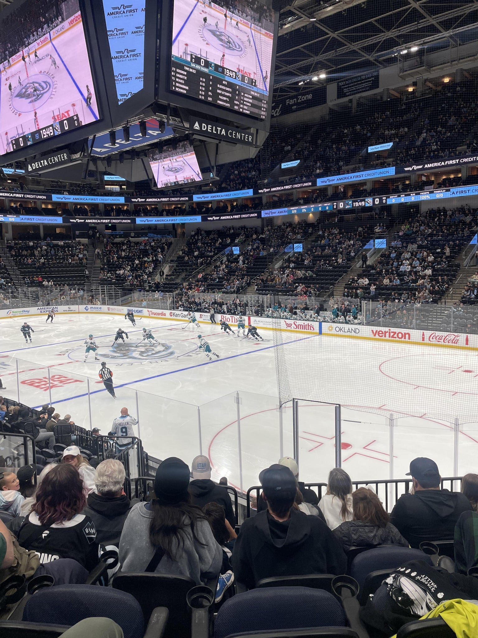 Real Fan View taken from Section 15 at Delta Center by Chirelle P