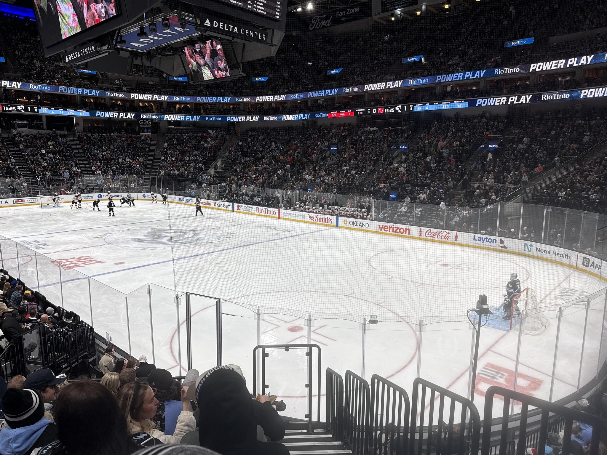 Real Fan View taken from Section 15 at Delta Center by Shawn B