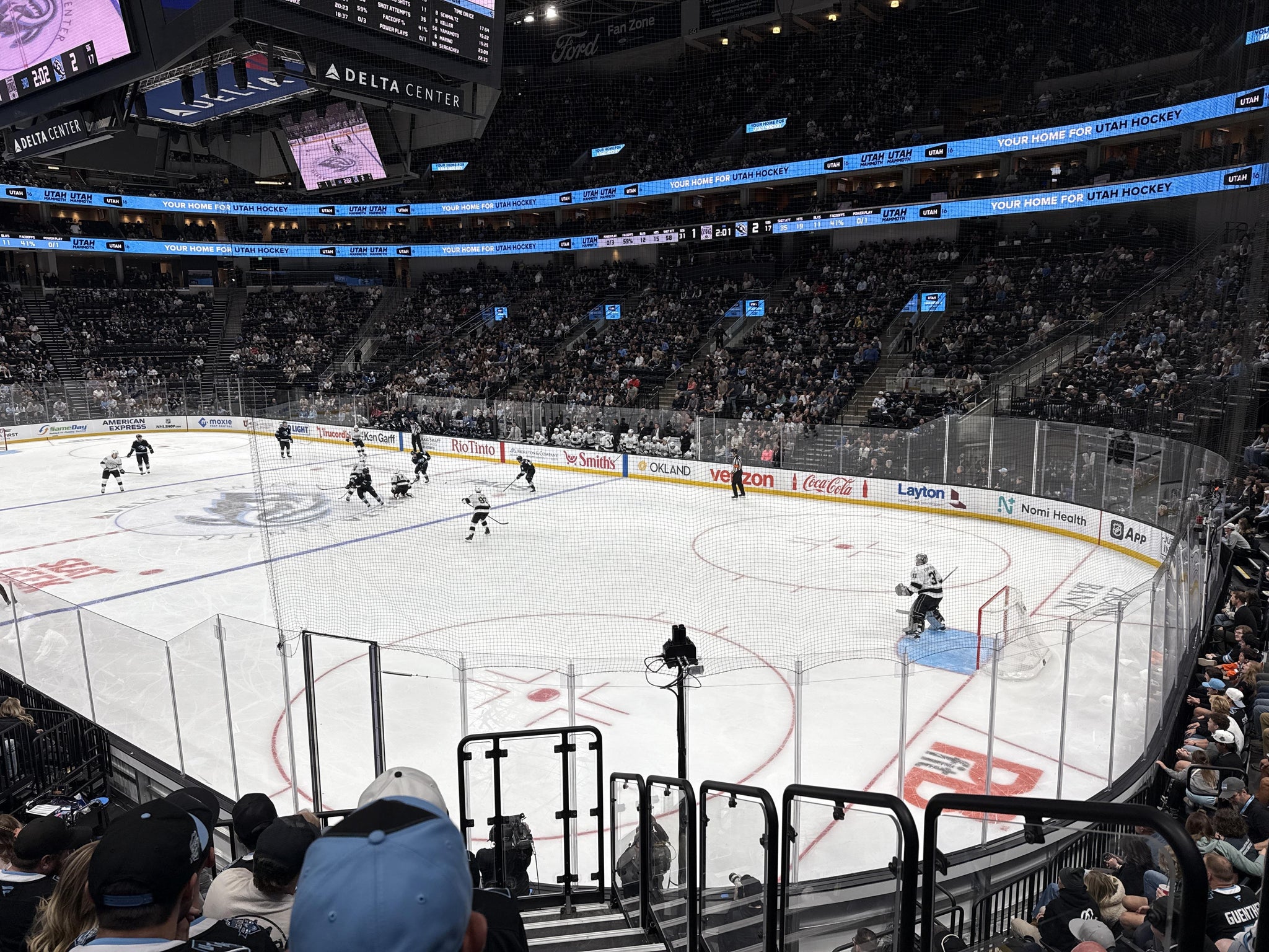 Real Fan View taken from Section 15 at Delta Center by Shawn B