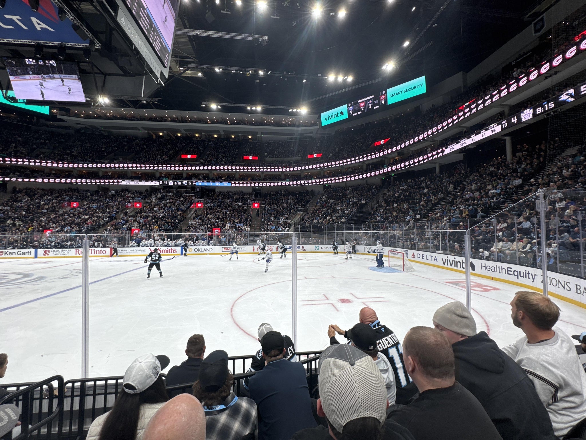 Real Fan View taken from Section 16 at Delta Center by Tres S