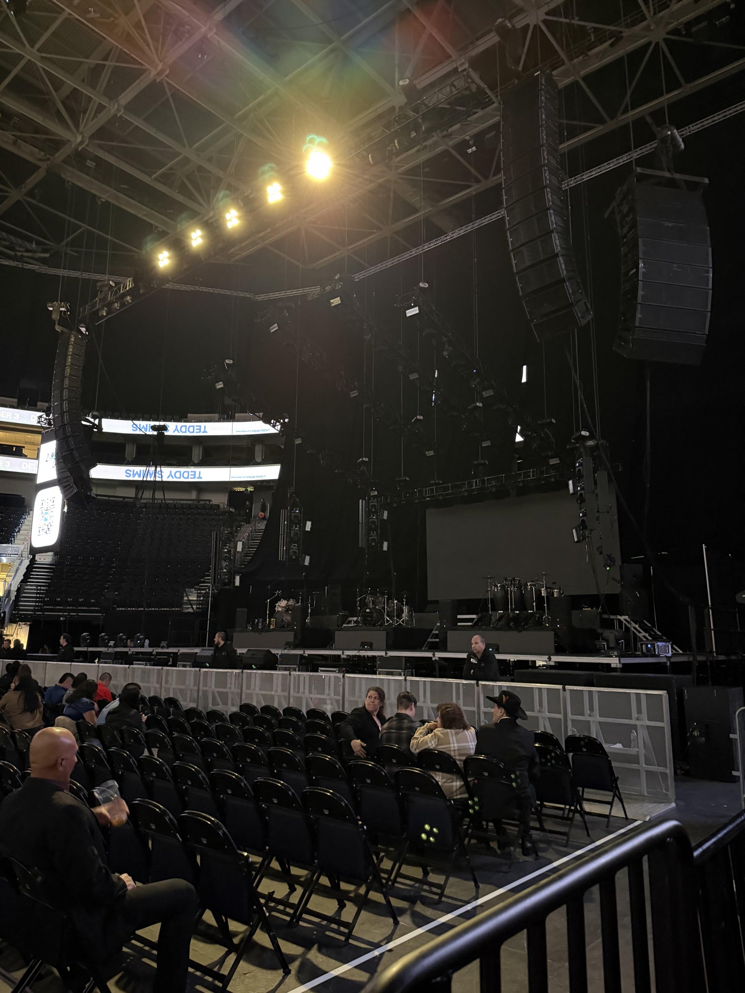 Real Fan View taken from Section 17 at Delta Center by Felipe  G