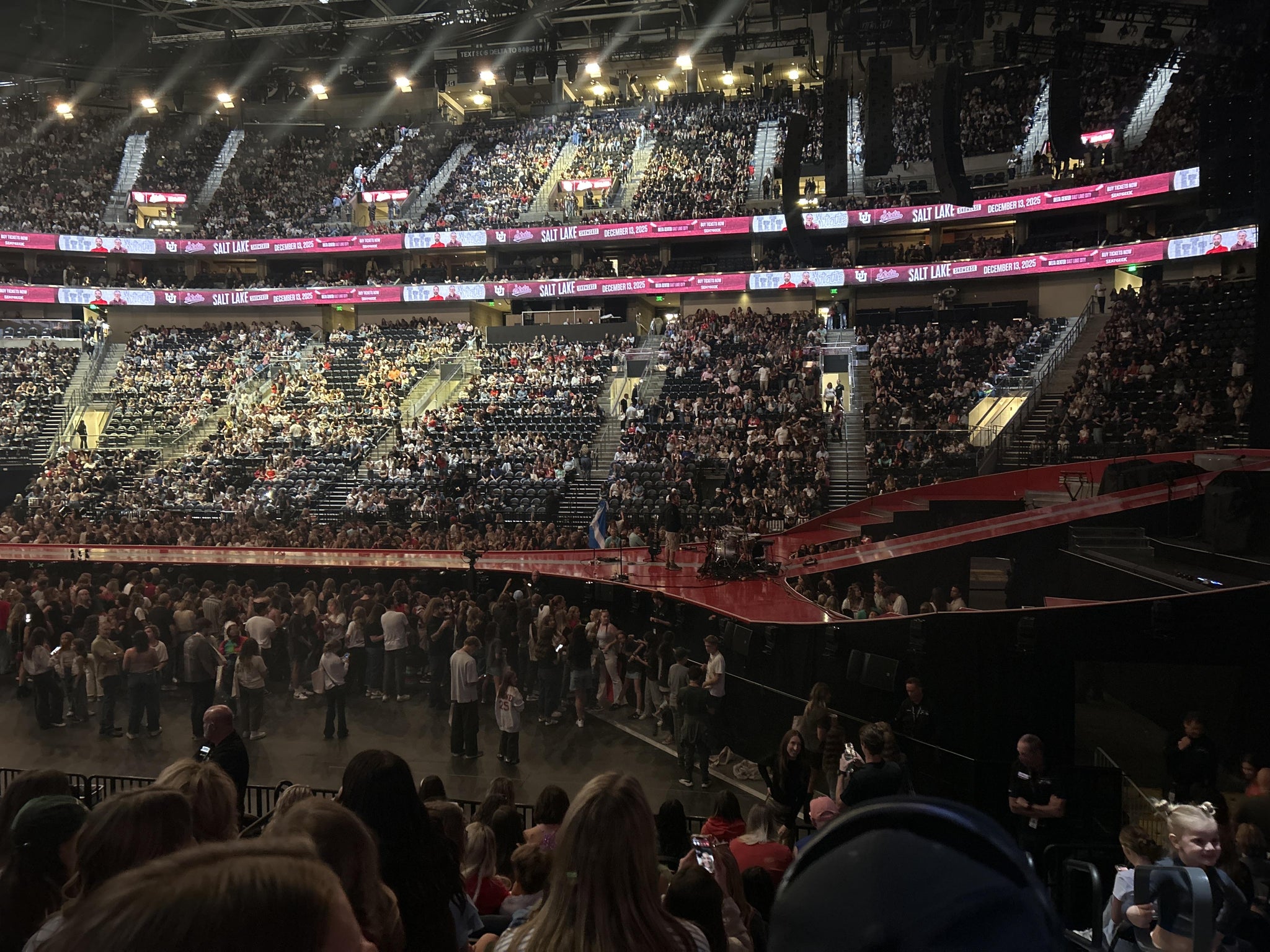 Real Fan View taken from Section 17 at Delta Center by Kylee V